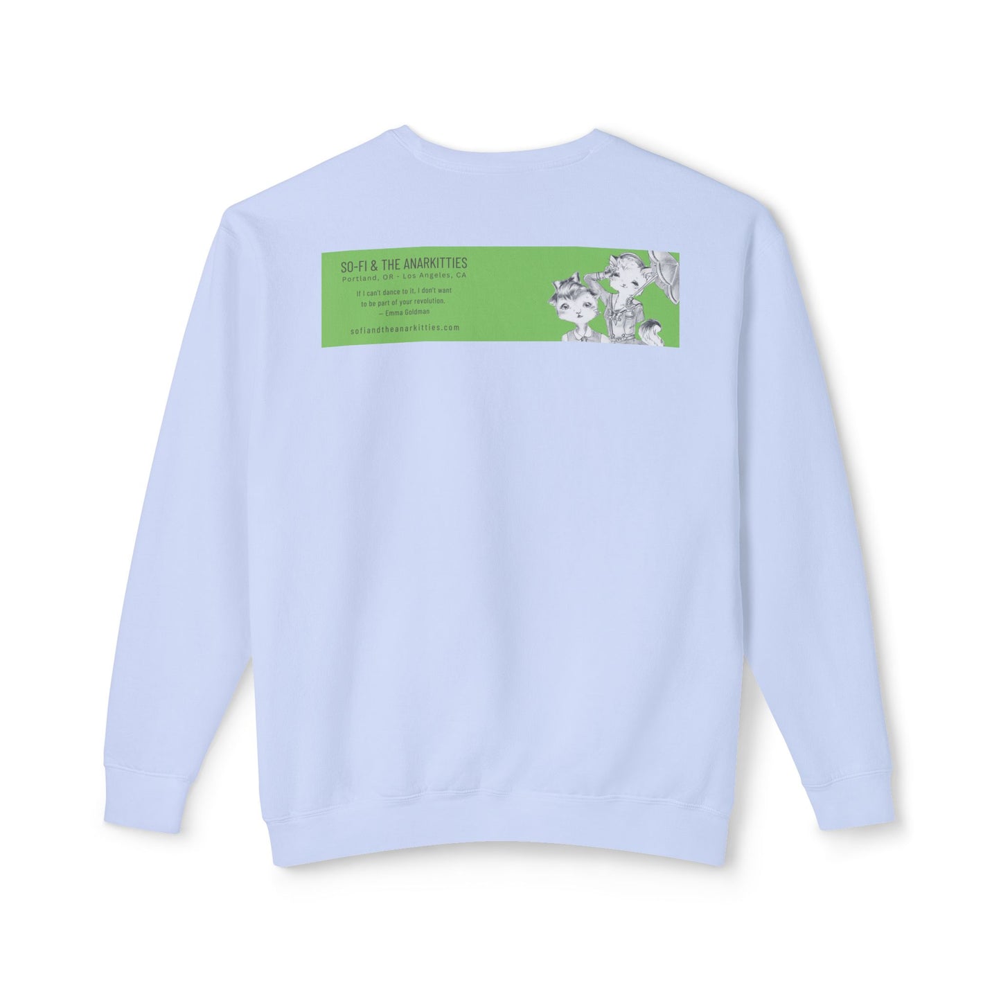 Sunday In The Park With The Anarkitties - Cozy Ring-Spun Sweatshirt For Suffragettes