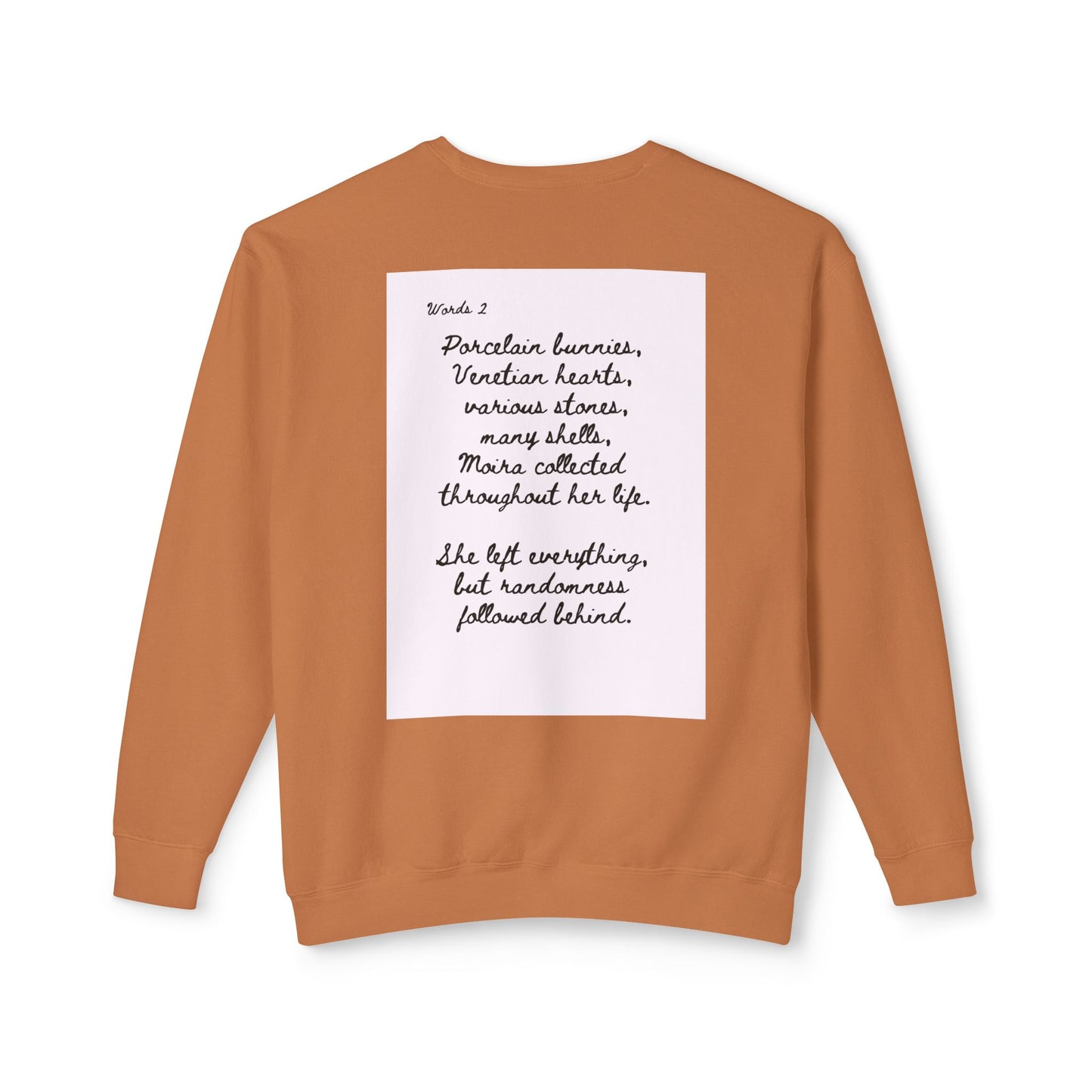 Dark Squiggles & Prose 2 by R. Gallay - Cozy Unisex Crewneck Sweatshirt For Days of Ennui