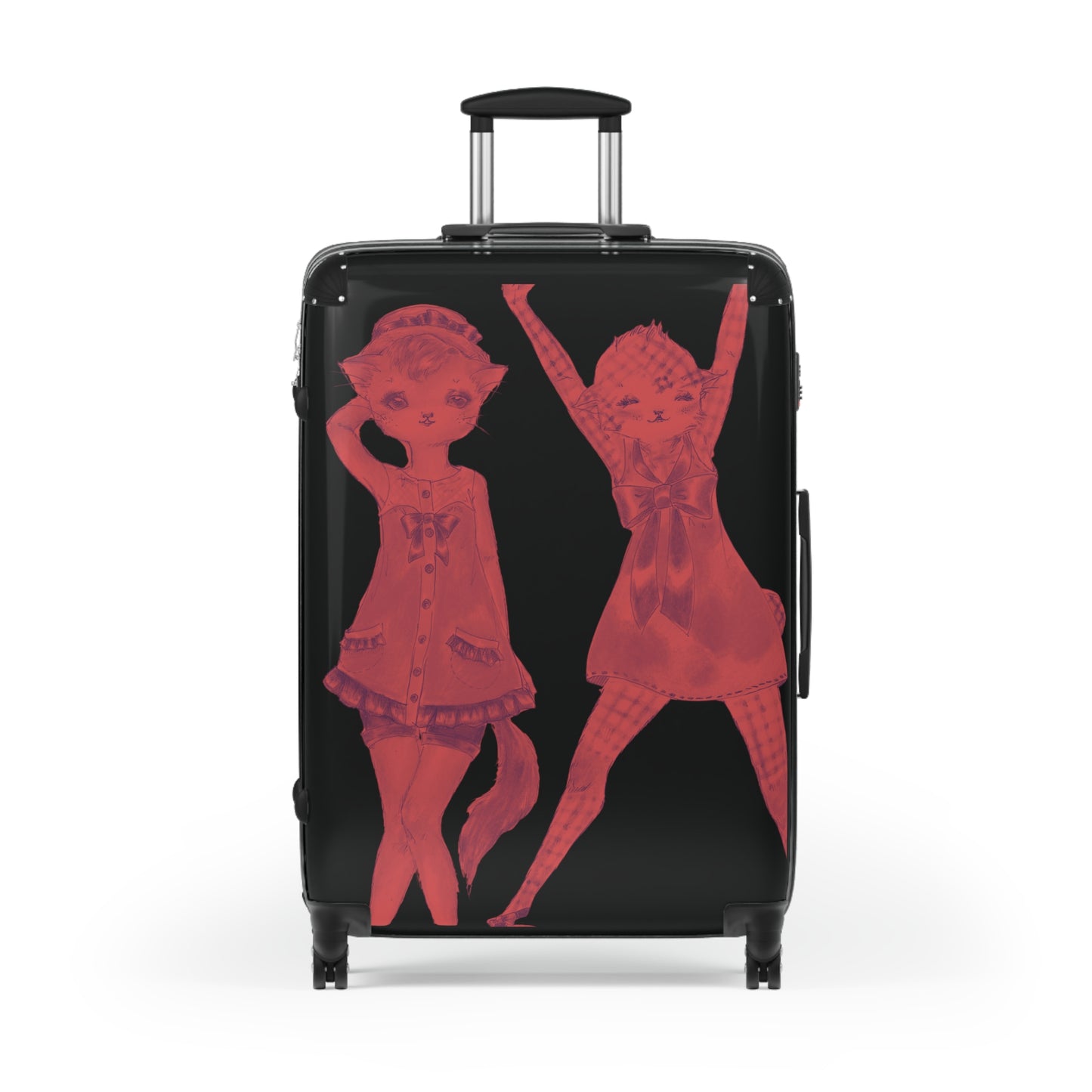 Vermillion Shimmy Kitties - Various Sizes of Suitcases & Luggage for World Travel and Domination.