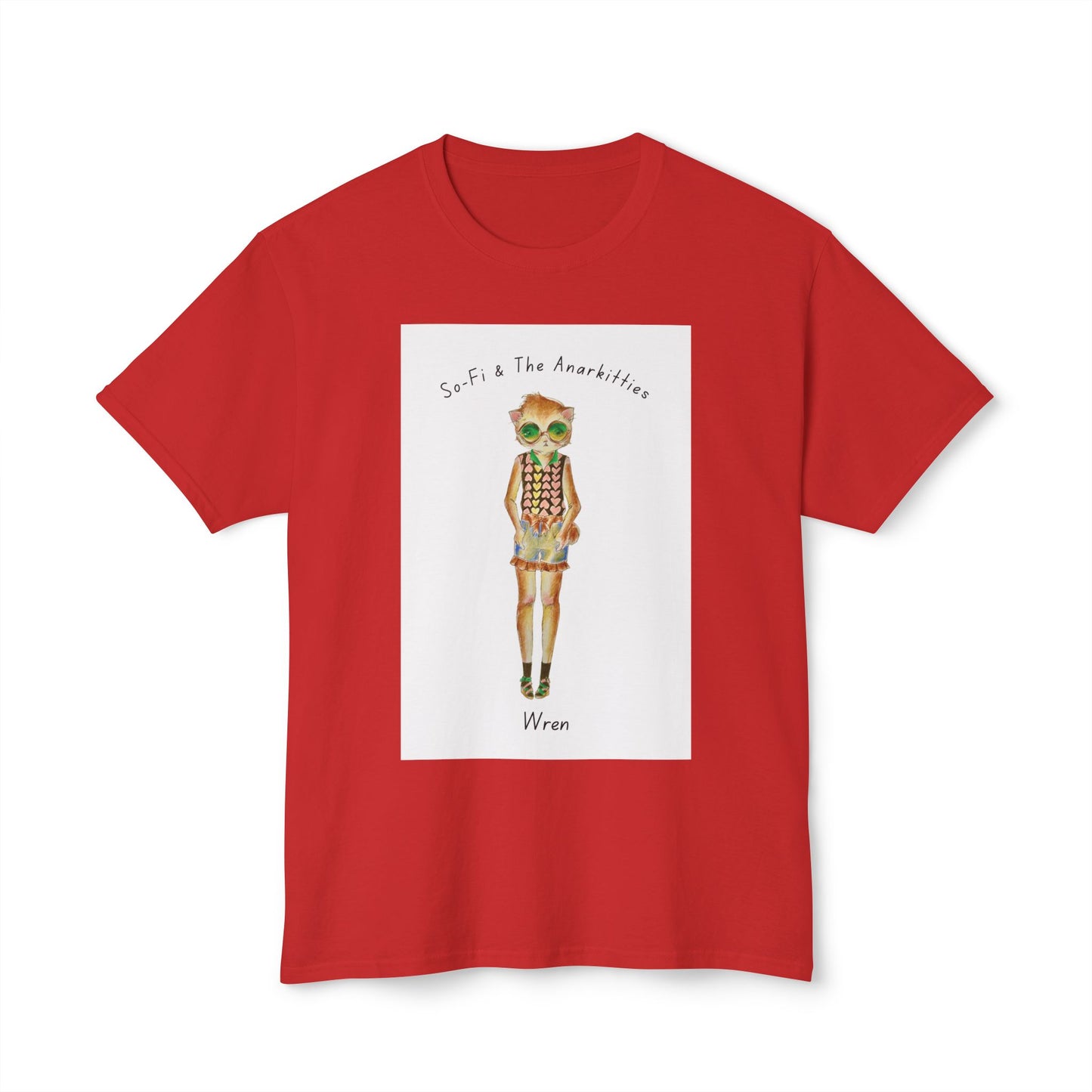 Wren of So-Fi & The Anarkitties - Cozy Cotton Tee for Everyday and Beyond