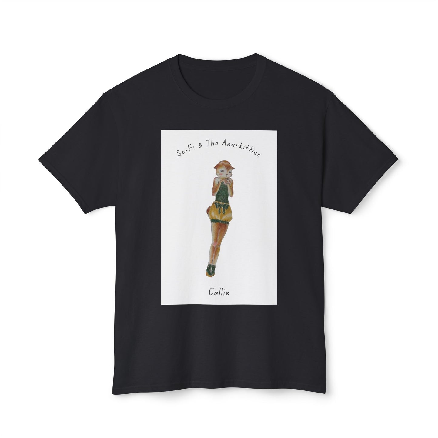 Callie of So-Fi & The Anarkitties - Cozy Cotton Tee for Everyday and Beyond