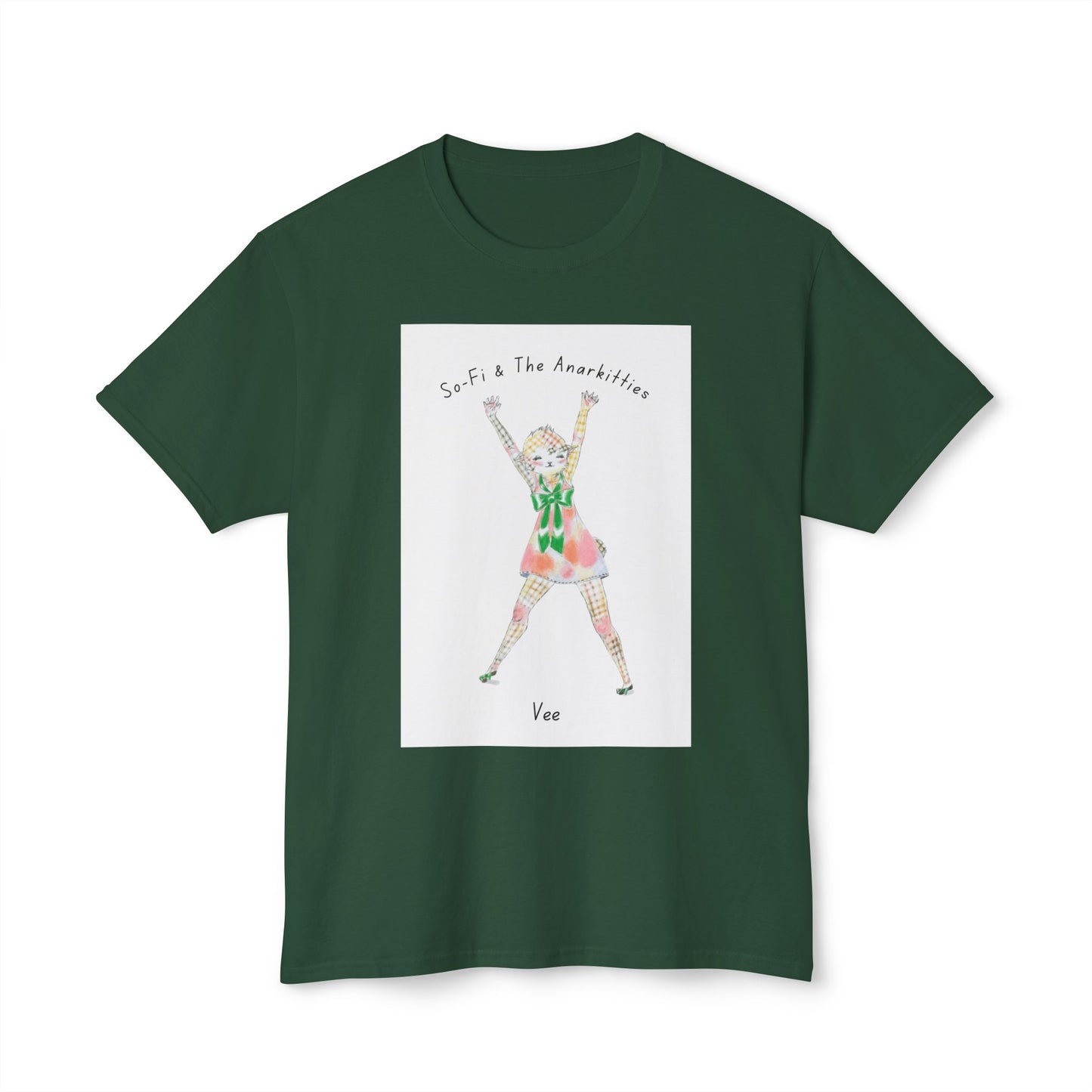 Vee of So-Fi & The Anarkitties - Cozy Cotton Tee for Everyday and Beyond