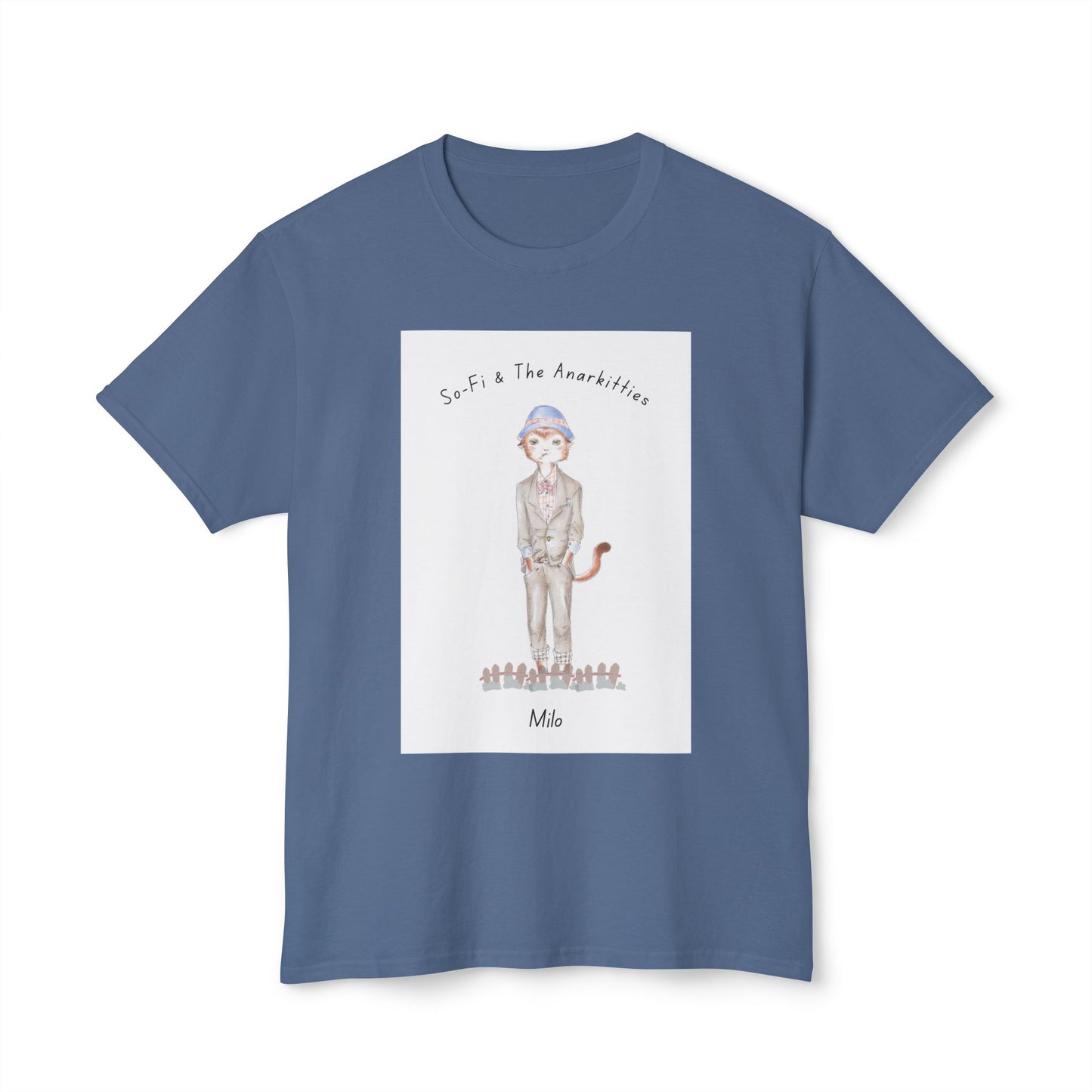 Milo of So-Fi & The Anarkitties - Cozy Cotton Tee for Everyday and Beyond