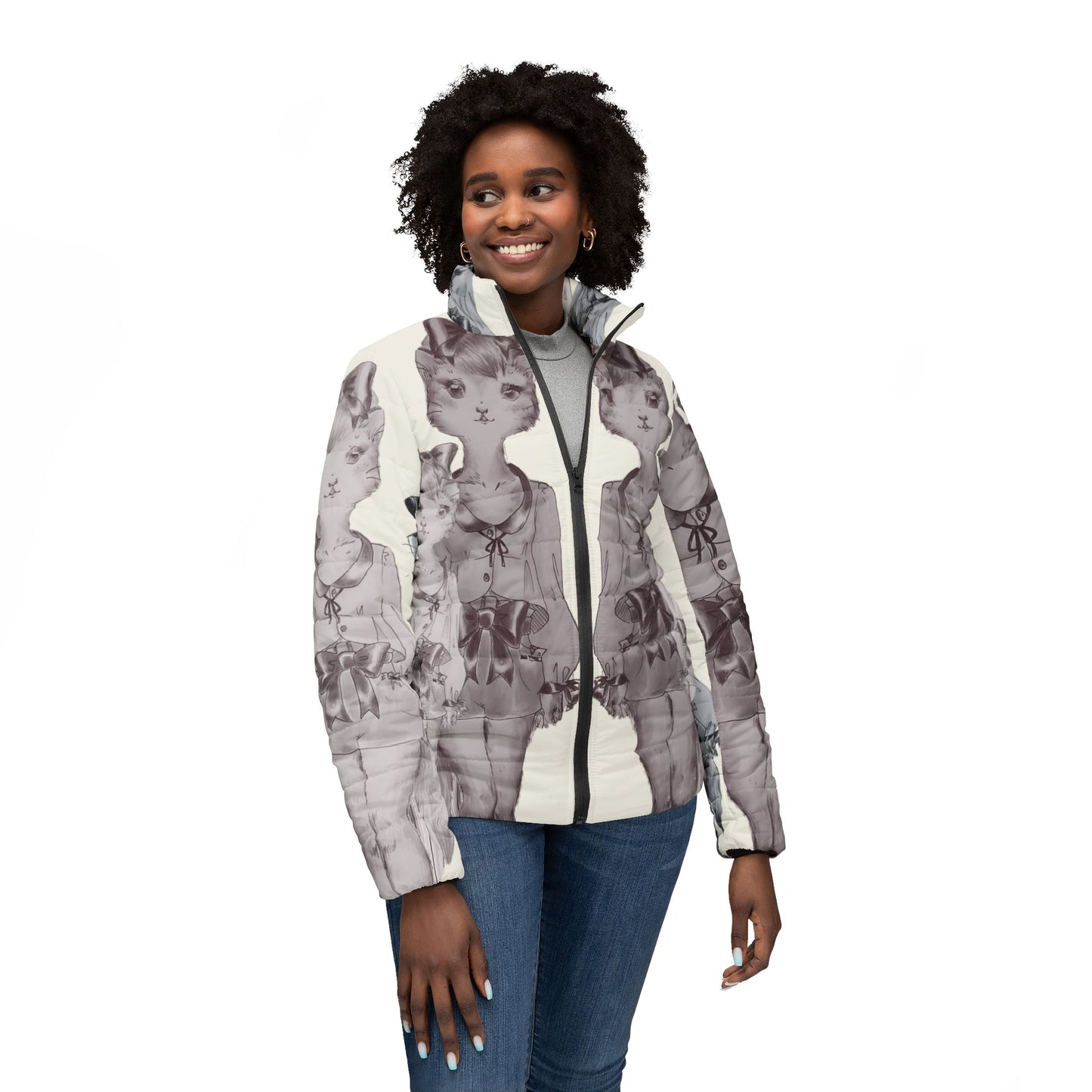 Troika Is Judging You - Keepin' It Real Women’s Puffer Jacket