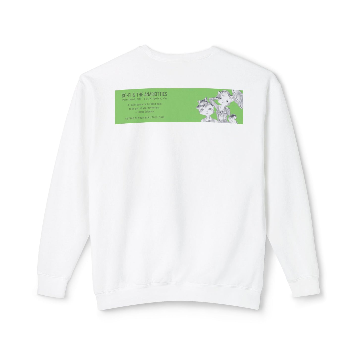 Sunday In The Park With The Anarkitties - Cozy Ring-Spun Sweatshirt For Suffragettes