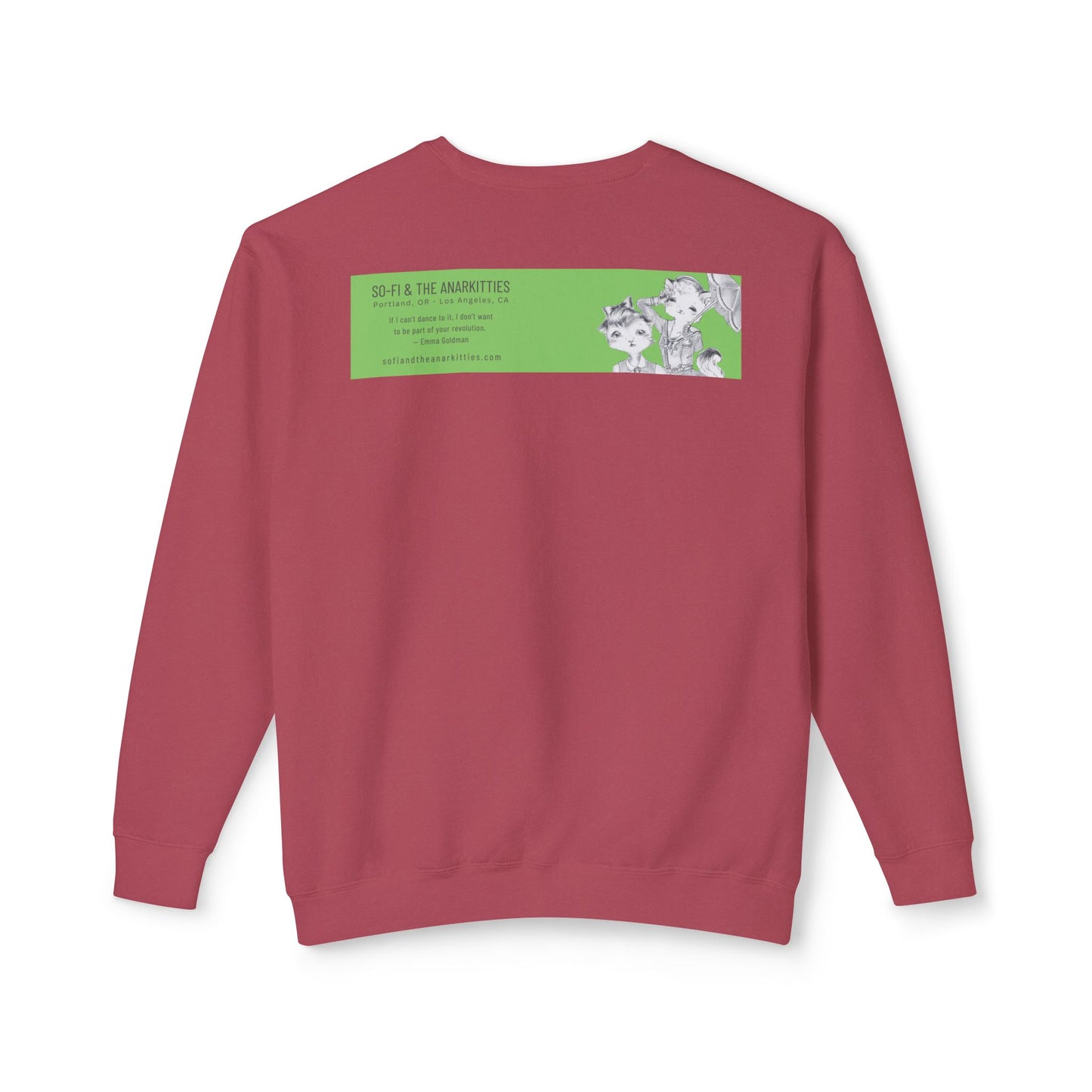 Sunday In The Park With The Anarkitties - Cozy Ring-Spun Sweatshirt For Suffragettes