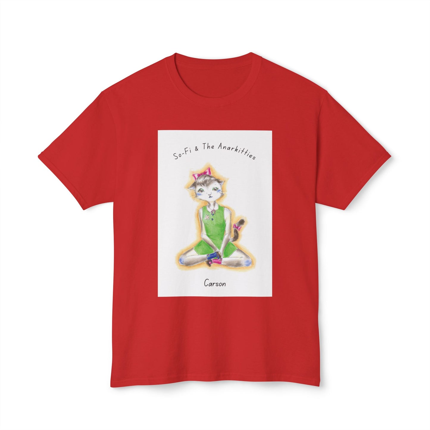 Carson of So-Fi & The Anarkitties - Cozy Cotton Tee for Everyday and Beyond