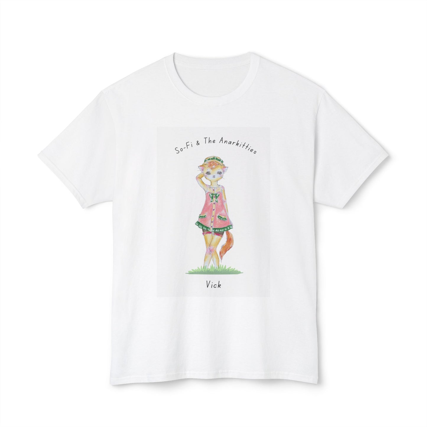 Vick of So-Fi & The Anarkitties - Cozy Cotton Tee for Everyday and Beyond