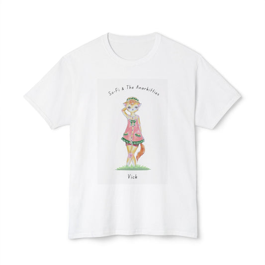 Vick of So-Fi & The Anarkitties - Cozy Cotton Tee for Everyday and Beyond