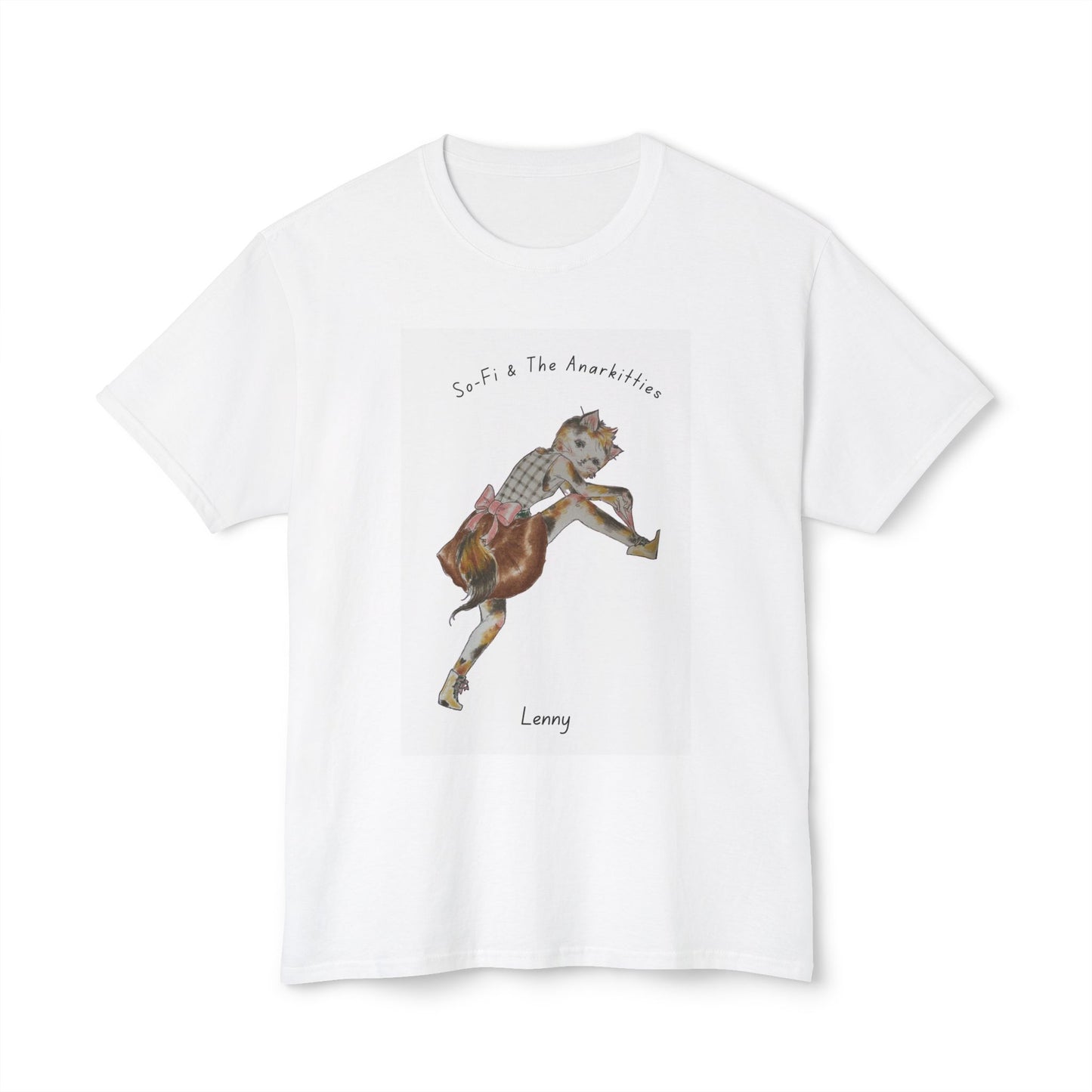 Lenny of So-Fi & The Anarkitties - Cozy Cotton Tee for Everyday and Beyond