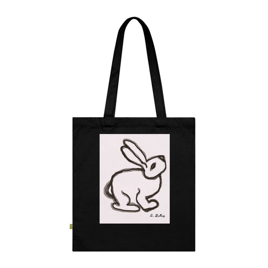 Dark Squiggles & Prose 2 by R. Gallay - Organic Cotton Tote Bag For Days Of Ennui