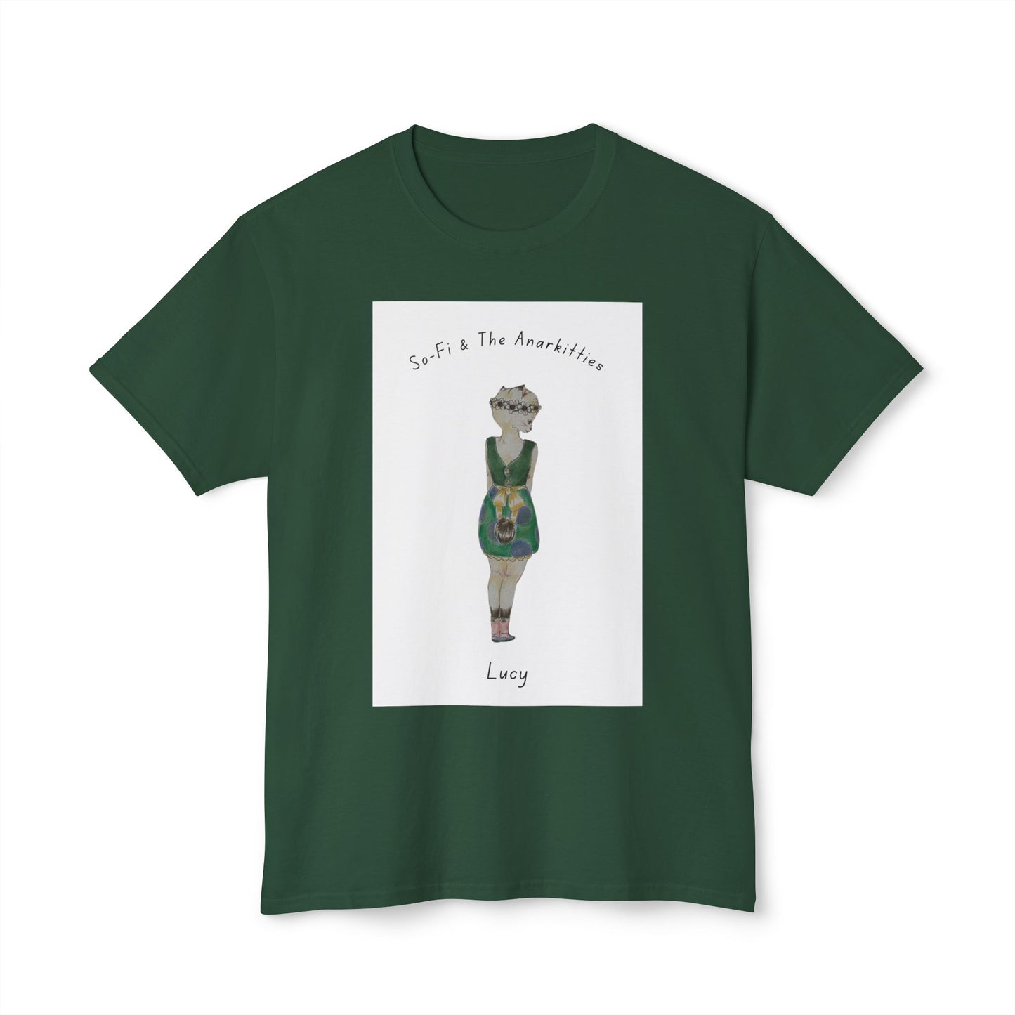 Lucy of So-Fi & The Anarkitties - Cozy Cotton Tee for Everyday and Beyond