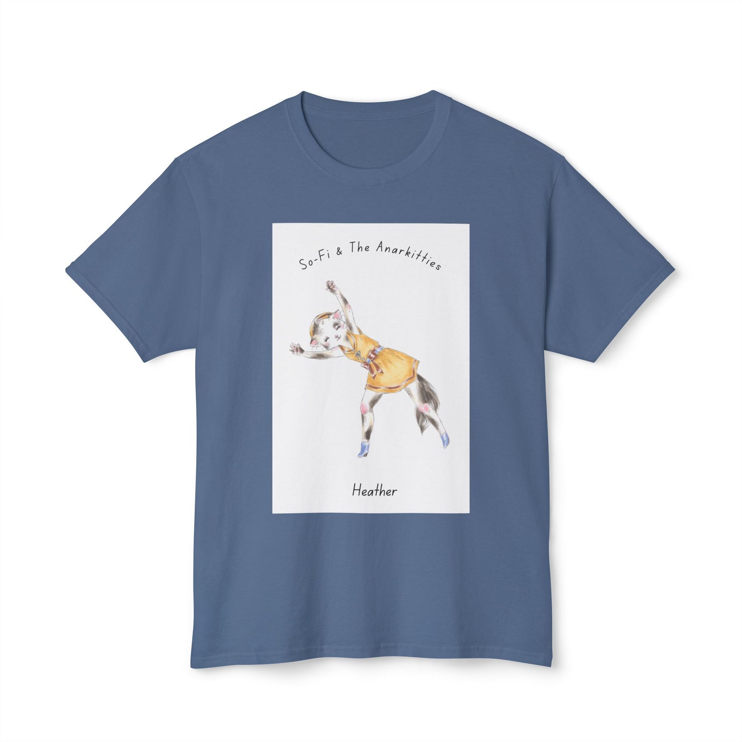 Heather of So-Fi & The Anarkitties - Cozy Cotton Tee for Everyday and Beyond