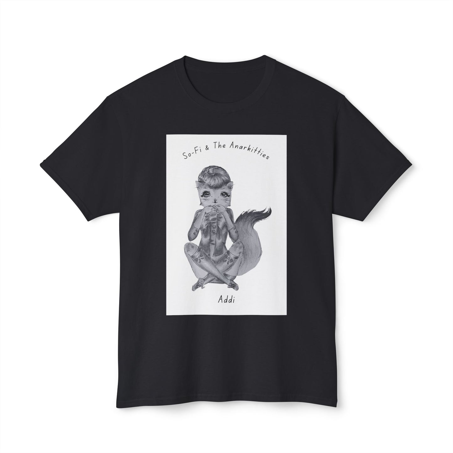 Addi of So-Fi & The Anarkitties - Cozy Cotton Tee for Everyday and Beyond