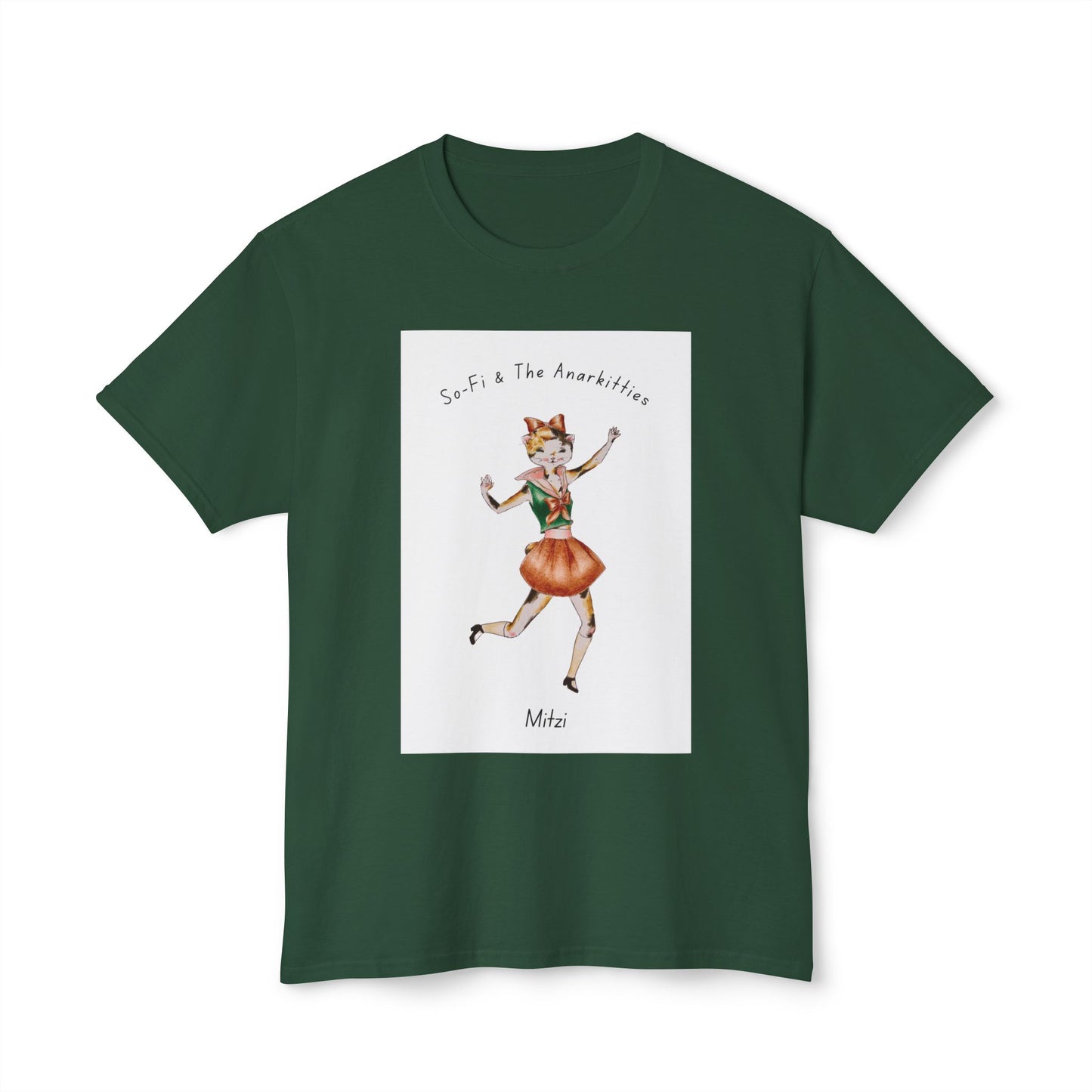 Mitzi of So-Fi & The Anarkitties - Cozy Cotton Tee for Everyday and Beyond