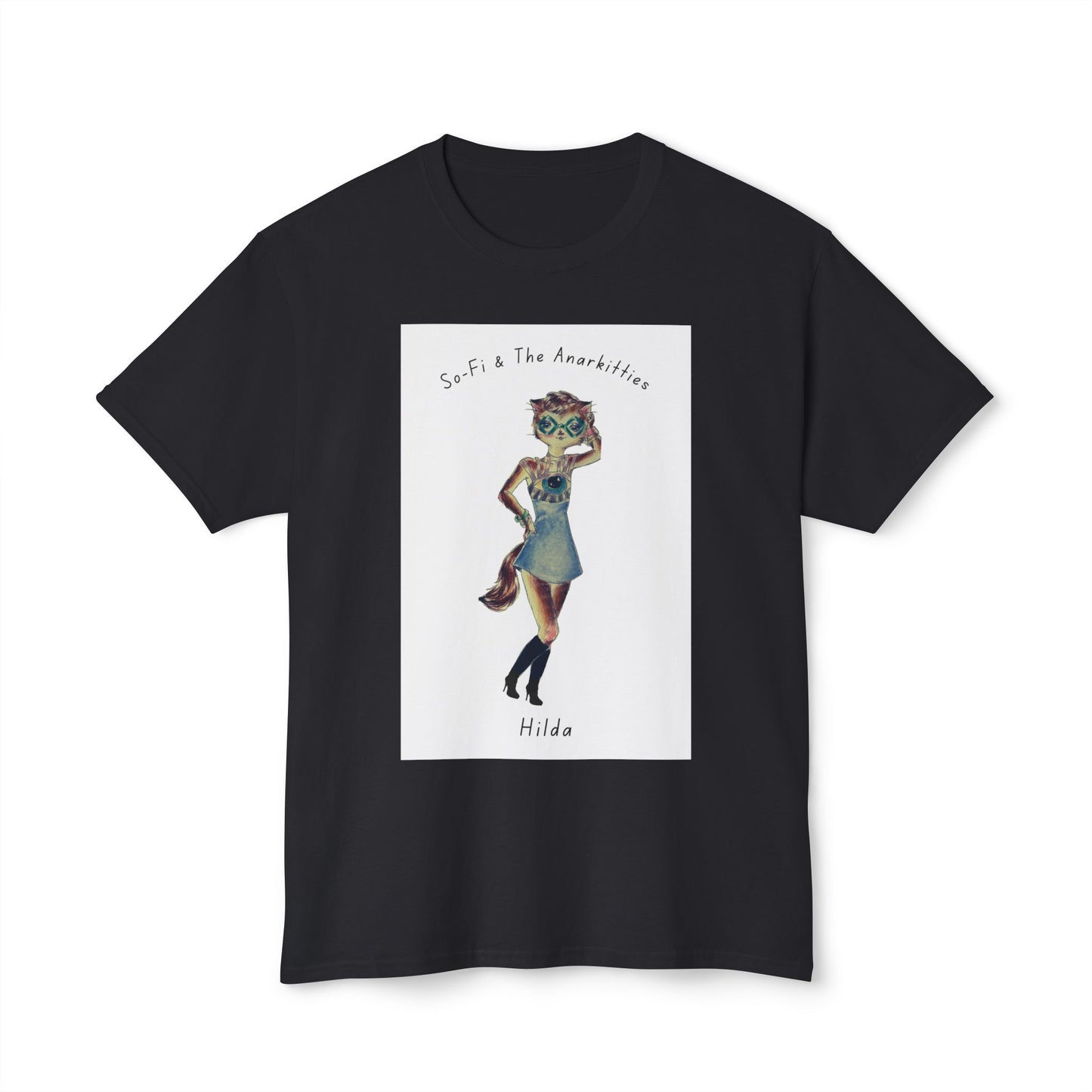 Hilda of So-Fi & The Anarkitties - Cozy Cotton Tee for Everyday and Beyond