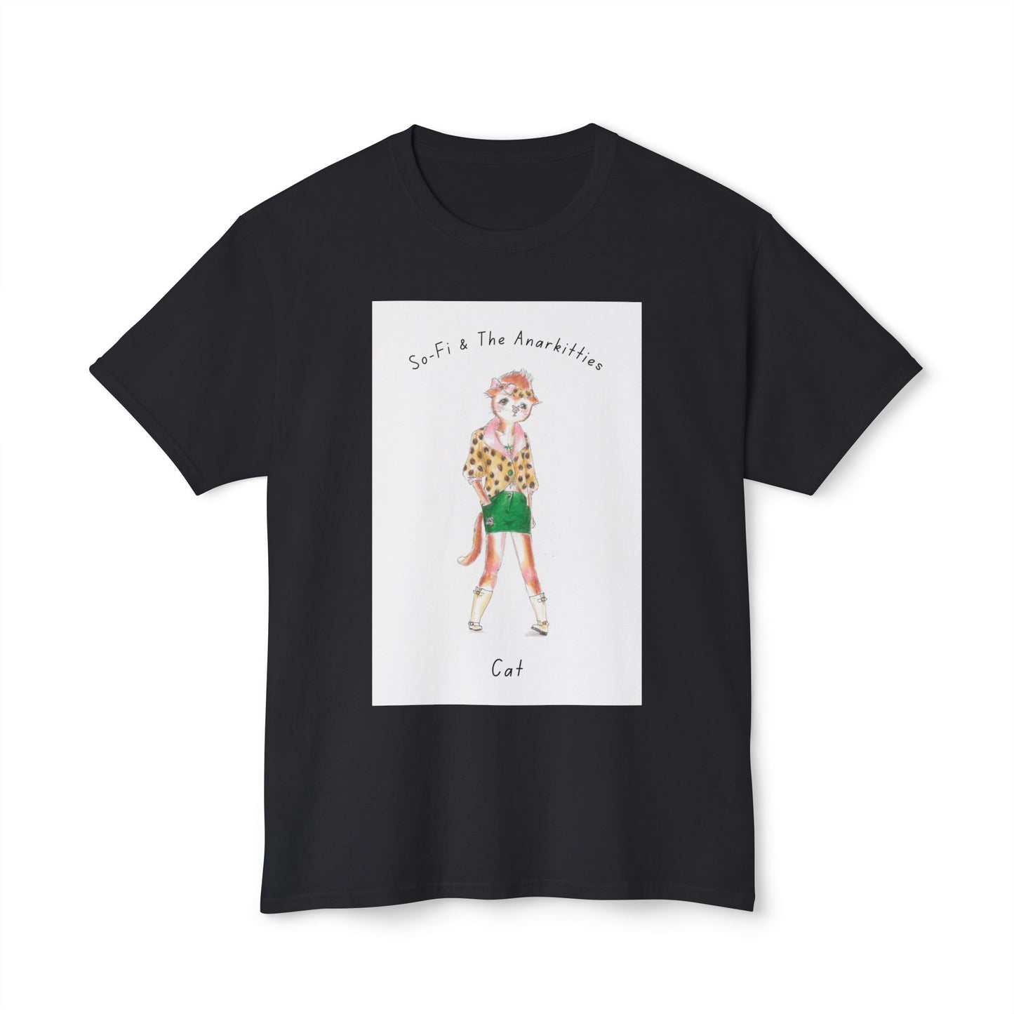 Cat of So-Fi & The Anarkitties - Cozy Cotton Tee for Everyday and Beyond