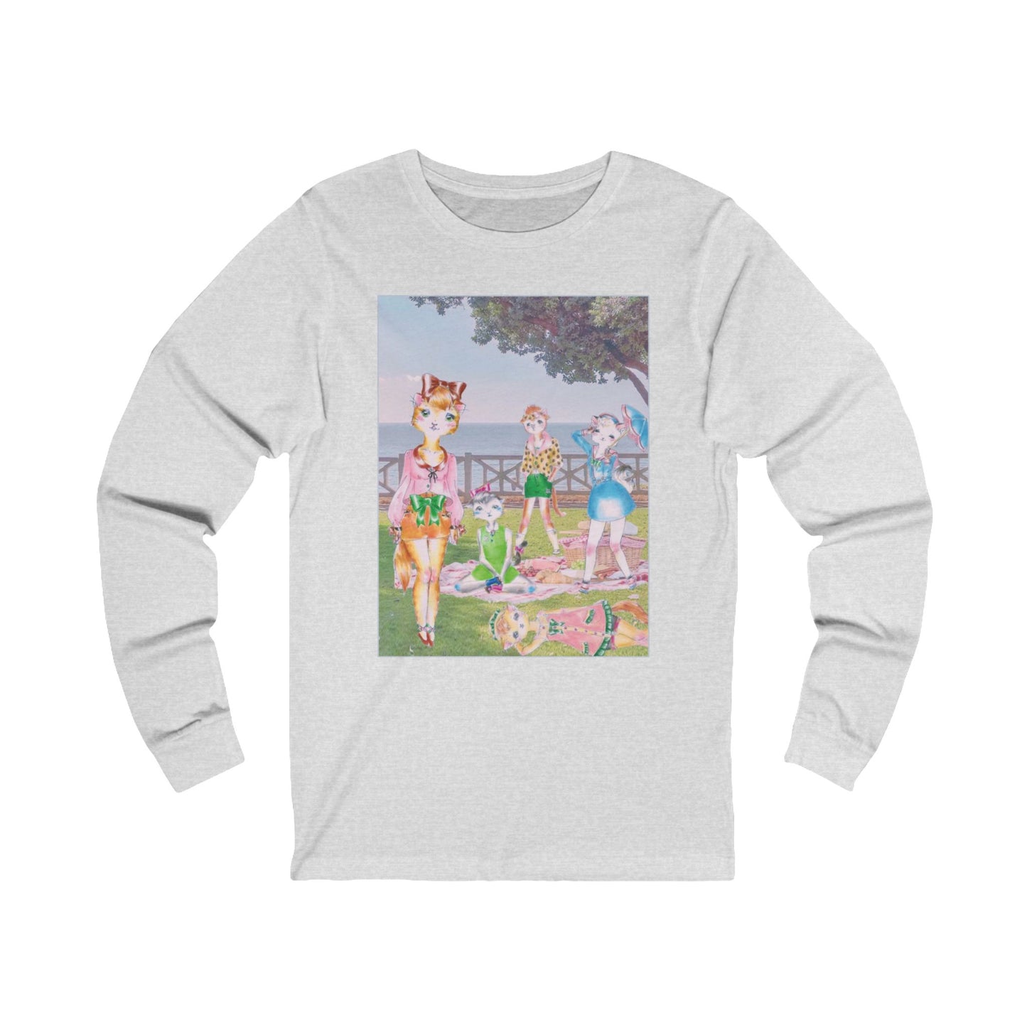 Sunday In The Park With The Anarkitties - Winter is Upon Us - Cozy Ring-Spun Cotton Jersey Long Sleeve Tee