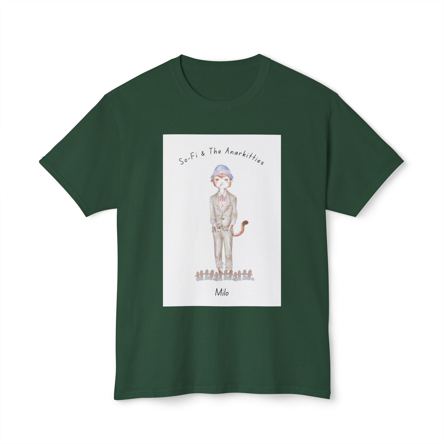 Milo of So-Fi & The Anarkitties - Cozy Cotton Tee for Everyday and Beyond