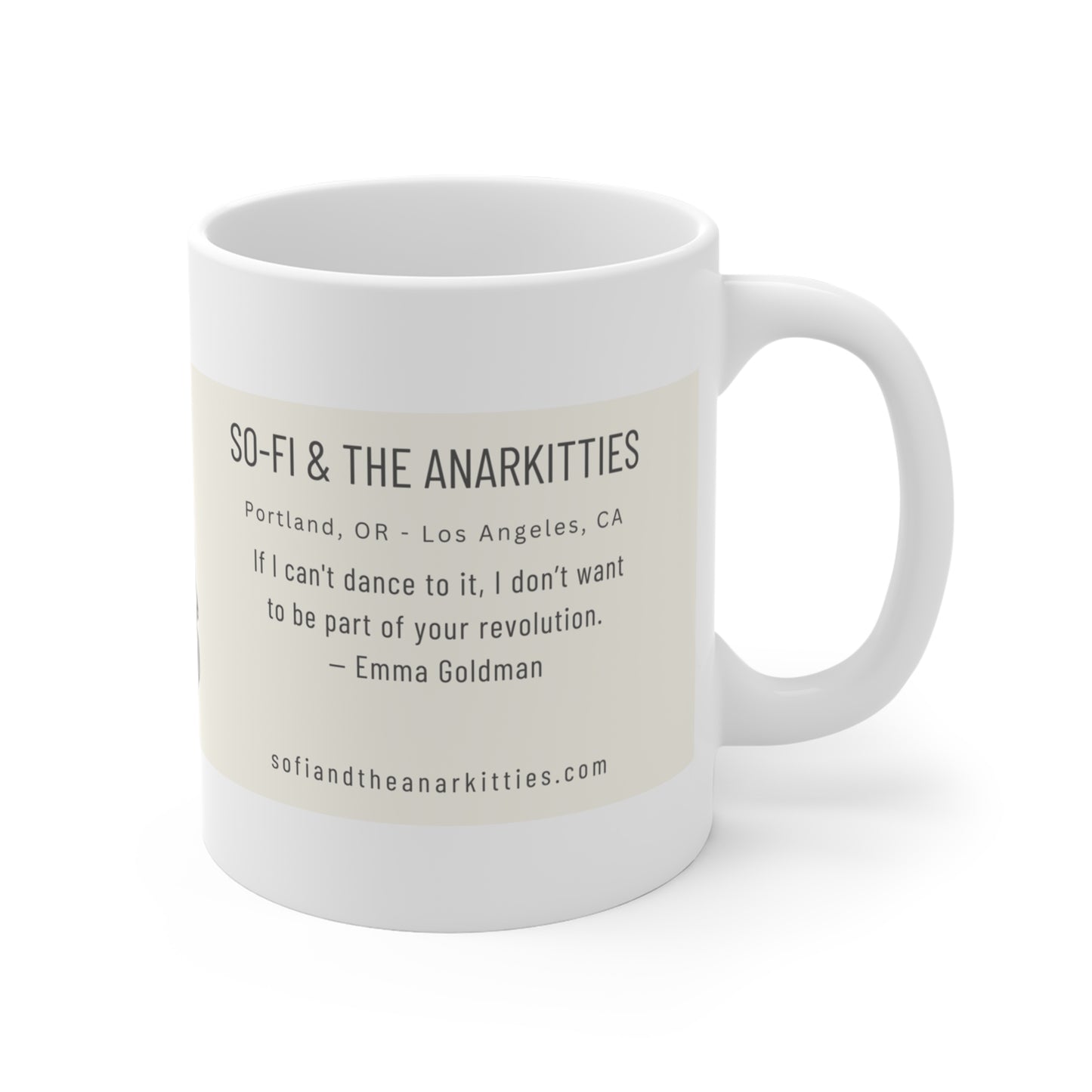 So-Fi & The Anarkitties - Troika Branded Morning Coffee Mug 11oz