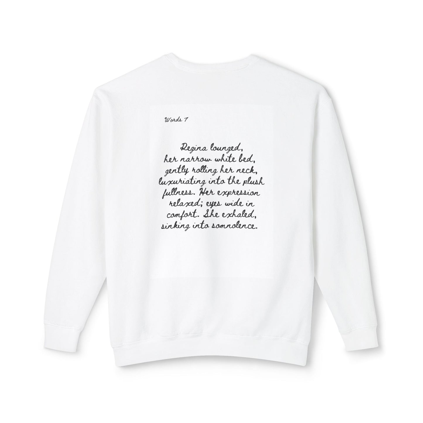 Dark Squiggles & Prose 7 by R. Gallay - Cozy Unisex Crewneck Sweatshirt For Days of Ennui