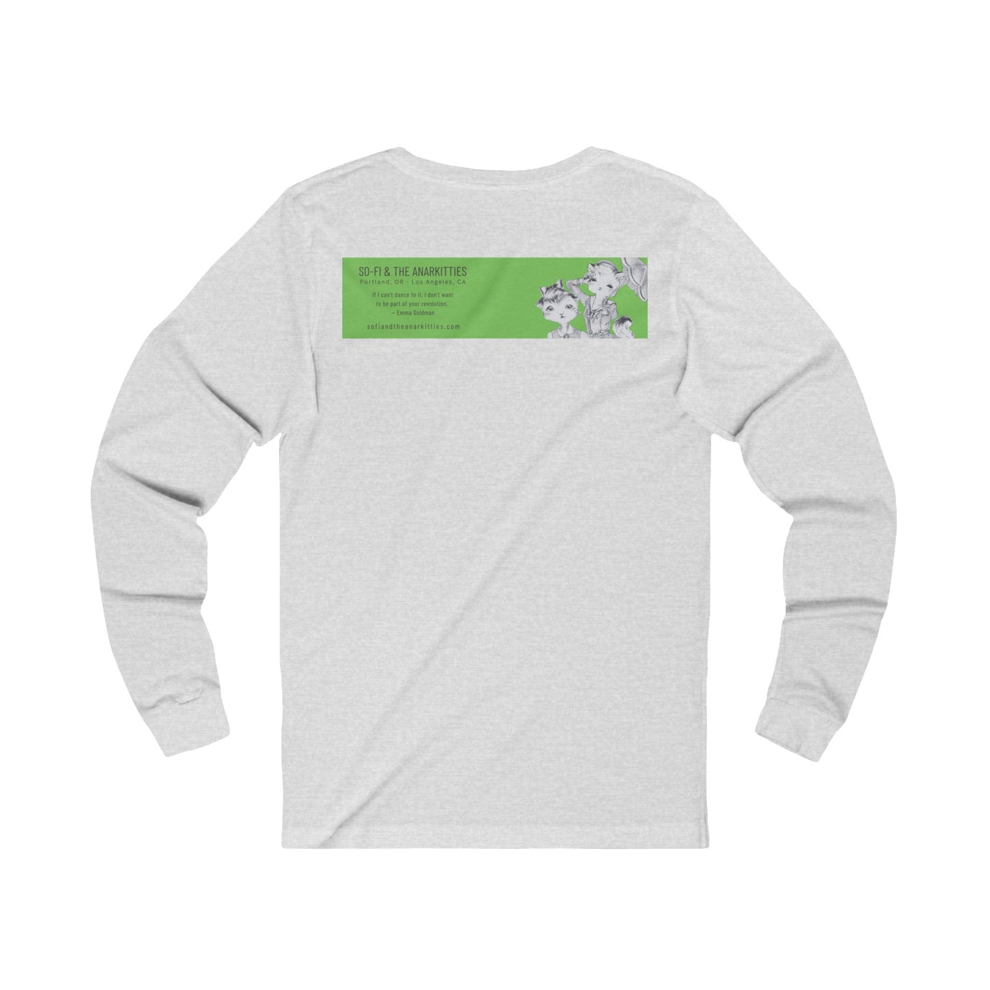 Sunday In The Park With The Anarkitties - Winter is Upon Us - Cozy Ring-Spun Cotton Jersey Long Sleeve Tee