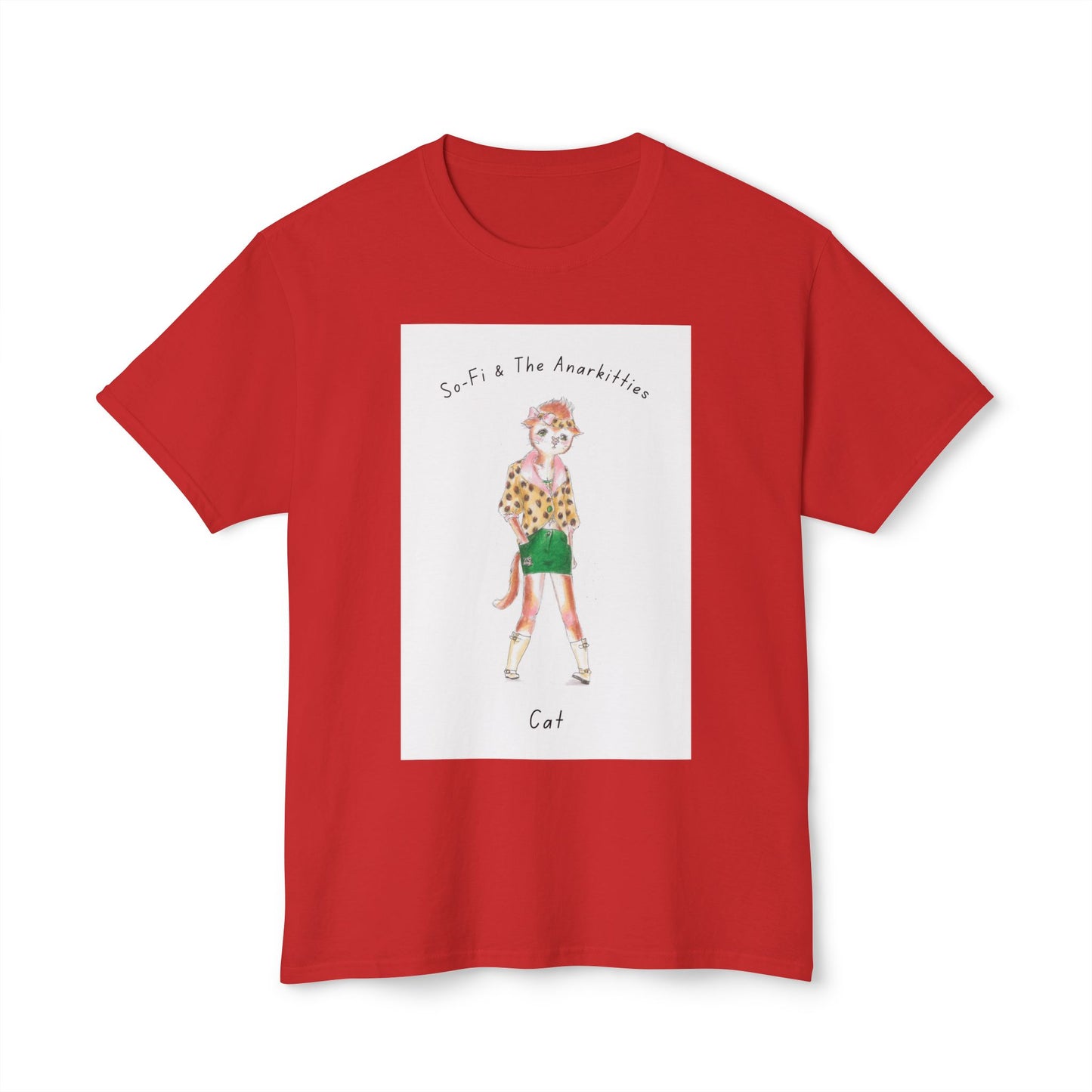 Cat of So-Fi & The Anarkitties - Cozy Cotton Tee for Everyday and Beyond