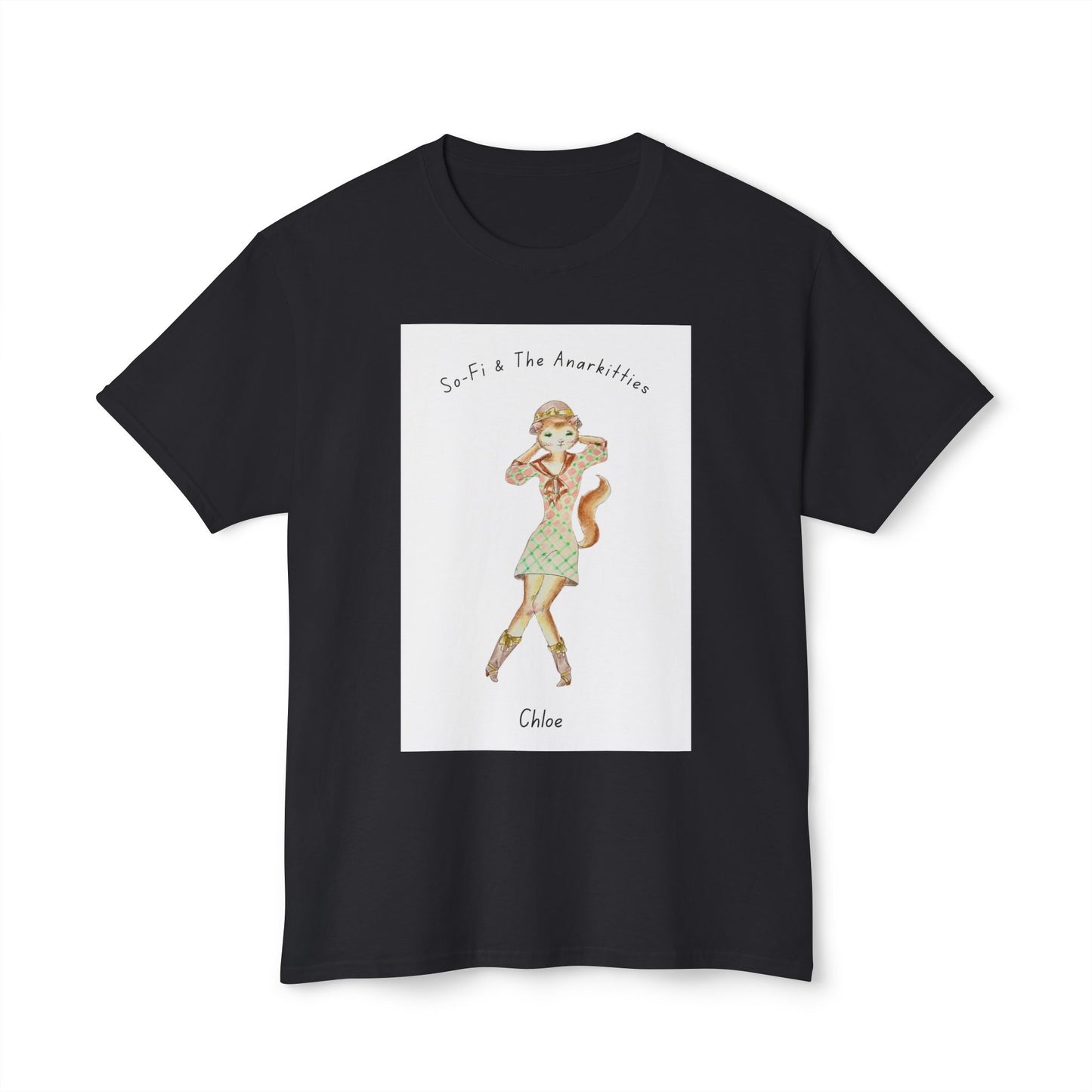 Chloe of So-Fi & The Anarkitties - Cozy Cotton Tee for Everyday and Beyond