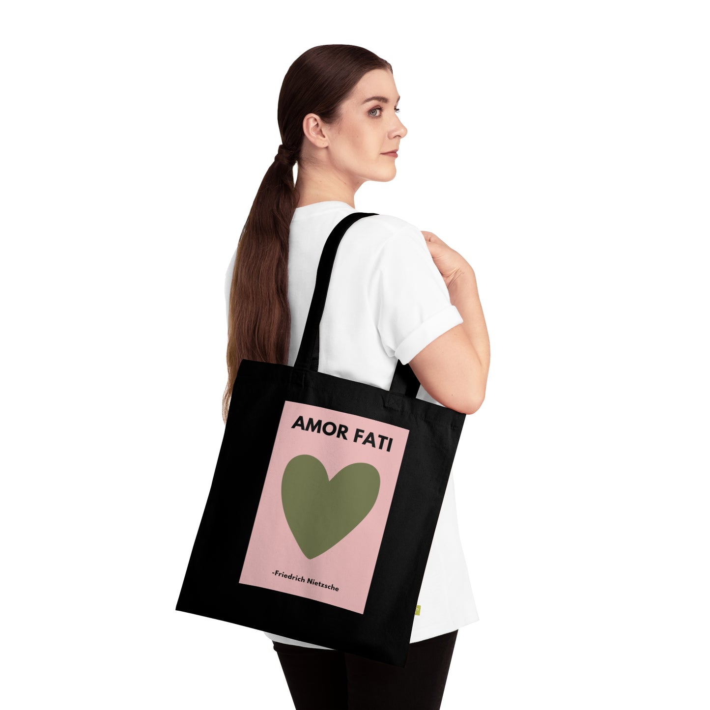 Amor Fati - Amor Fati (Love of Fate) - Organic Cotton Tote Bag For Days Of Ennui