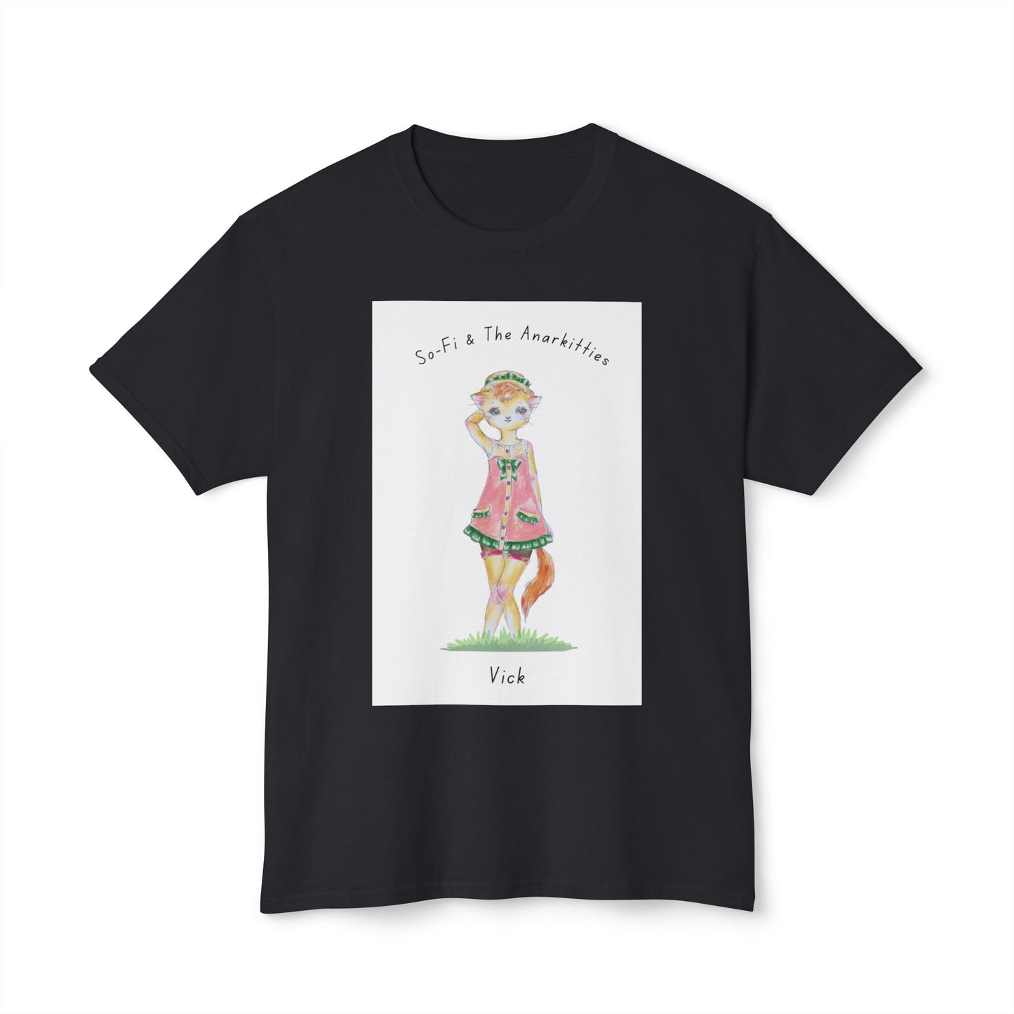 Vick of So-Fi & The Anarkitties - Cozy Cotton Tee for Everyday and Beyond