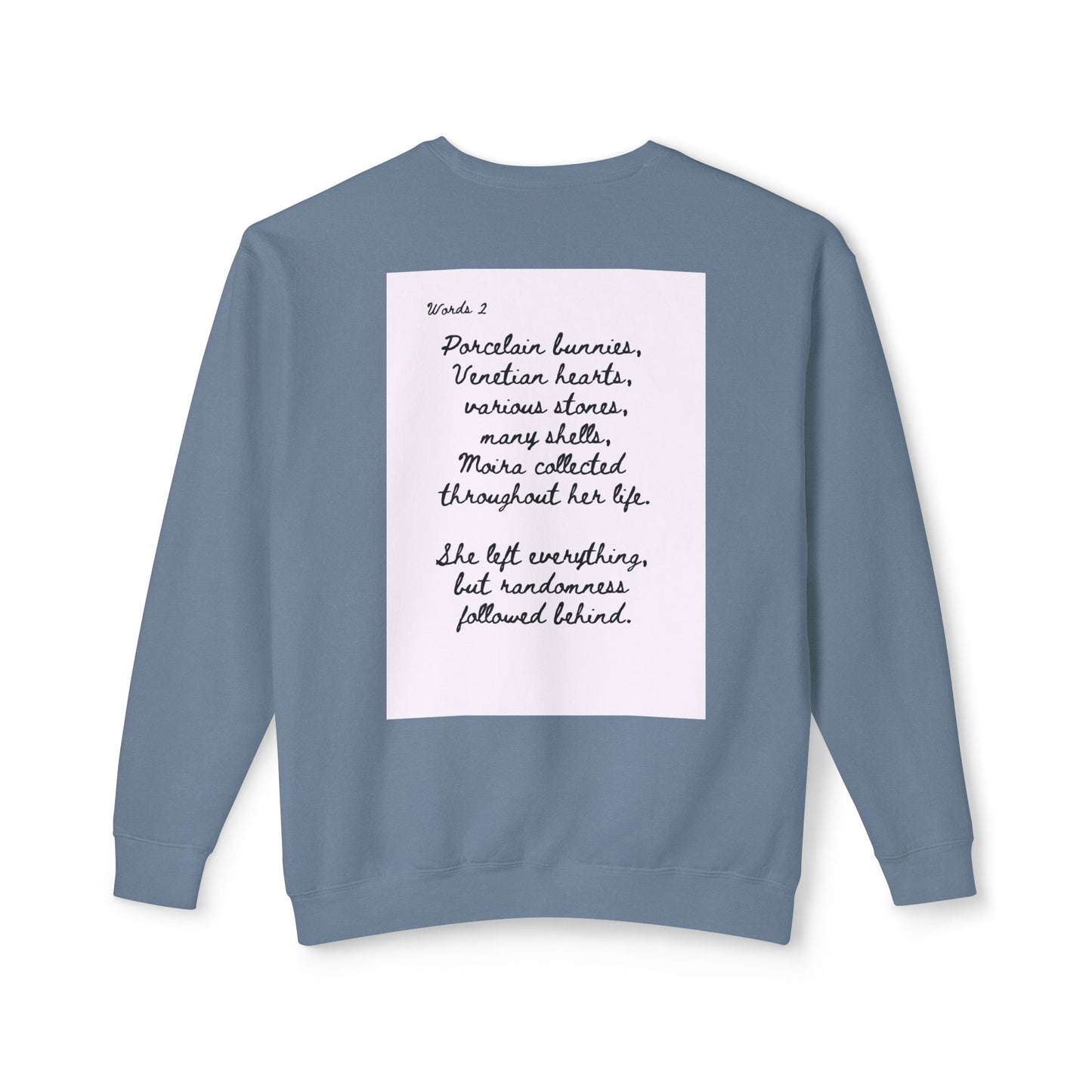 Dark Squiggles & Prose 2 by R. Gallay - Cozy Unisex Crewneck Sweatshirt For Days of Ennui