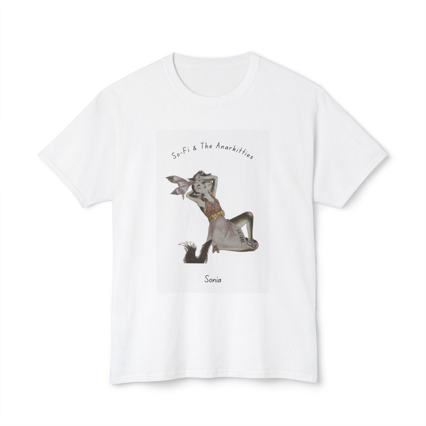 Sonia of So-Fi & The Anarkitties - Cozy Cotton Tee for Everyday and Beyond