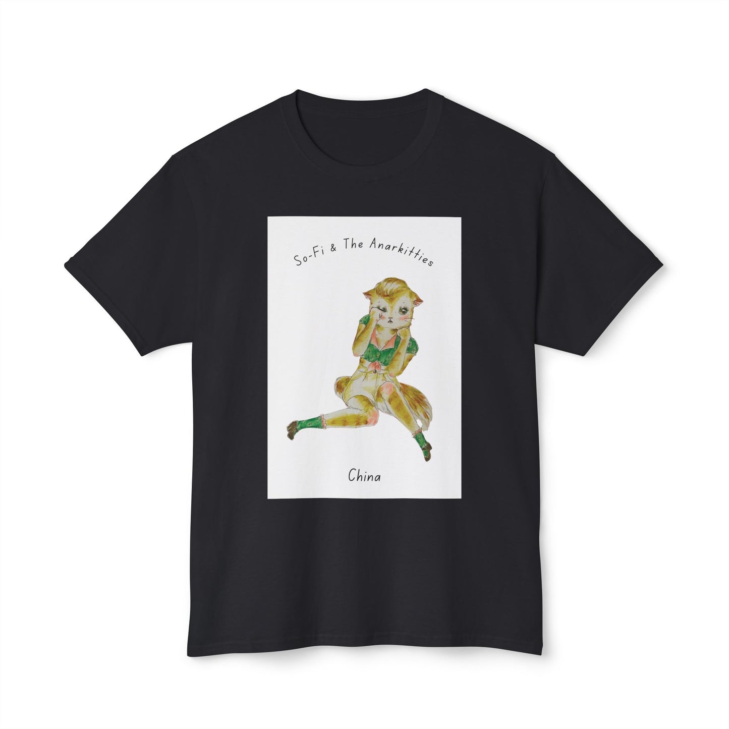 China of So-Fi & The Anarkitties - Cozy Cotton Tee for Everyday and Beyond