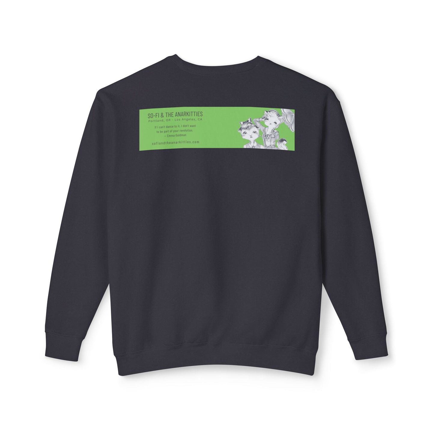 Sunday In The Park With The Anarkitties - Cozy Ring-Spun Sweatshirt For Suffragettes