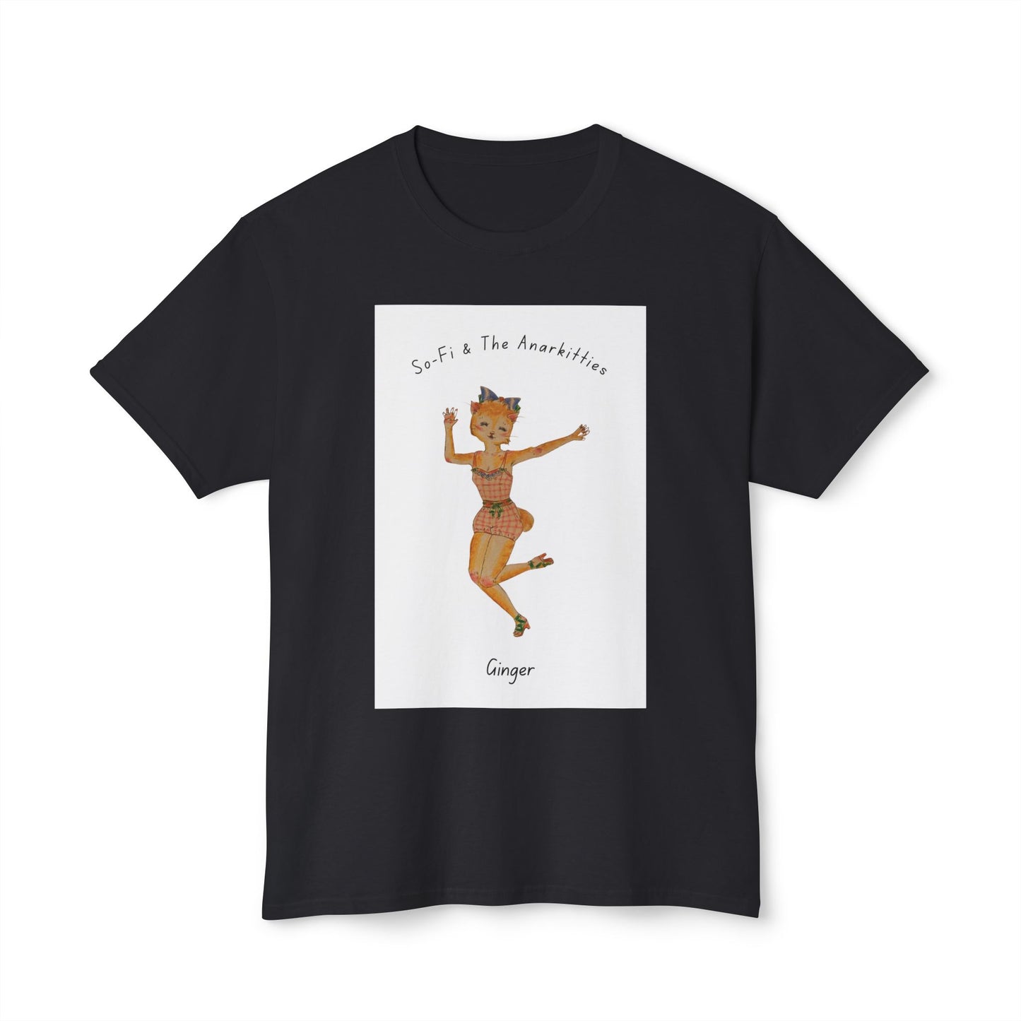 Ginger of So-Fi & The Anarkitties - Cozy Cotton Tee for Everyday and Beyond