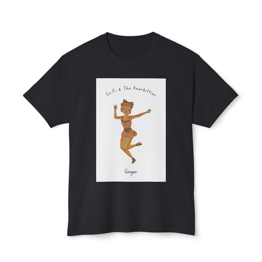 Ginger of So-Fi & The Anarkitties - Cozy Cotton Tee for Everyday and Beyond