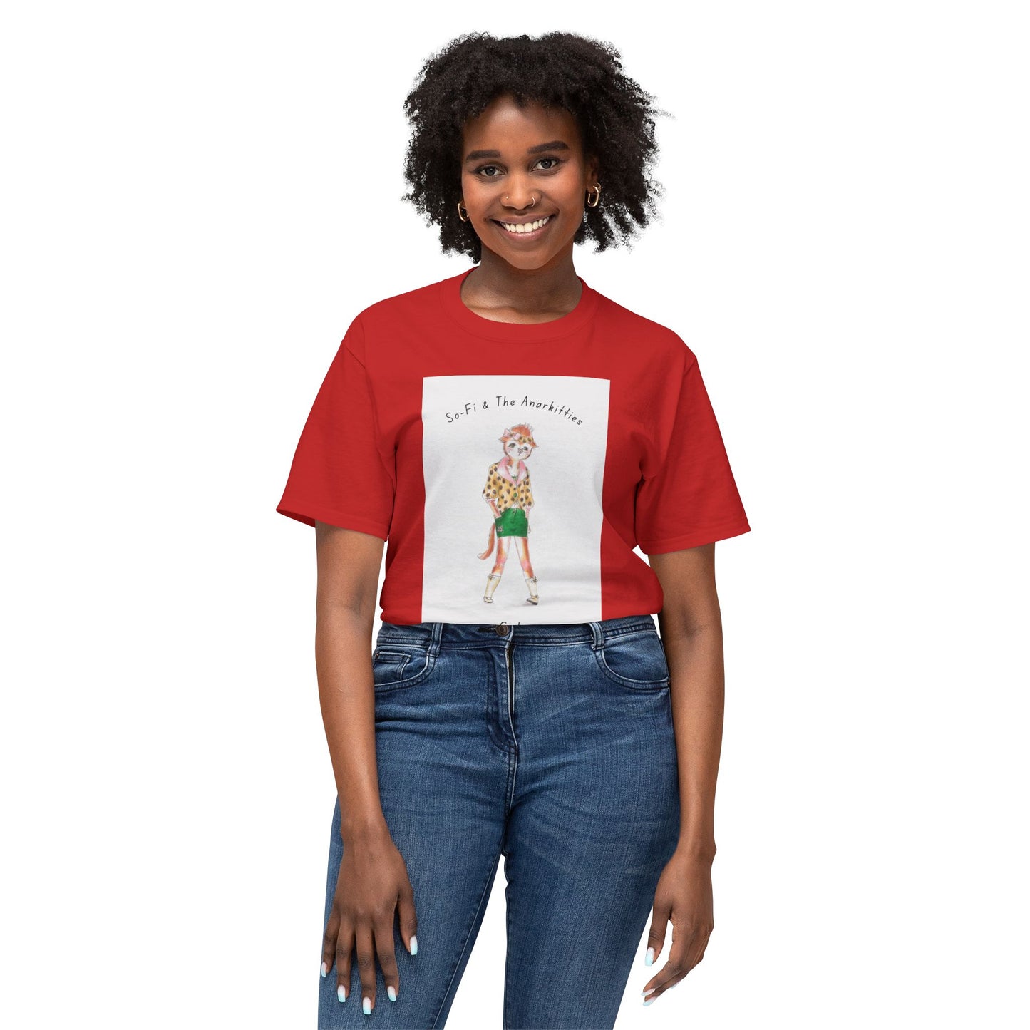 Cat of So-Fi & The Anarkitties - Cozy Cotton Tee for Everyday and Beyond