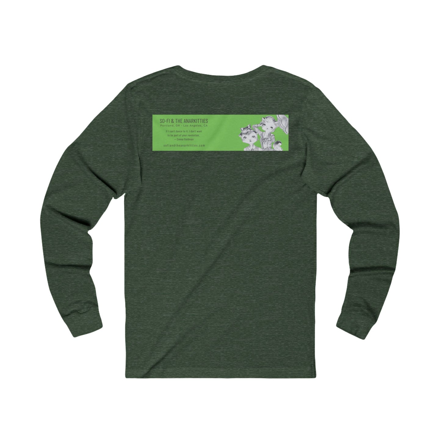 Sunday In The Park With The Anarkitties - Winter is Upon Us - Cozy Ring-Spun Cotton Jersey Long Sleeve Tee