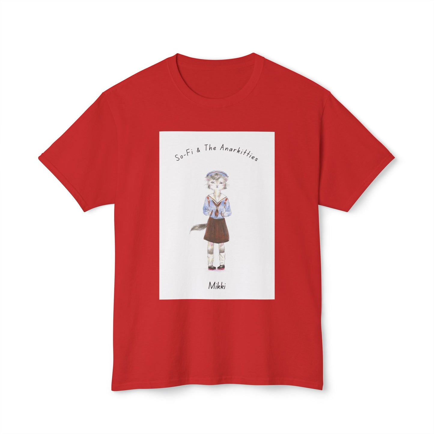 Mikki of So-Fi & The Anarkitties - Cozy Cotton Tee for Everyday and Beyond