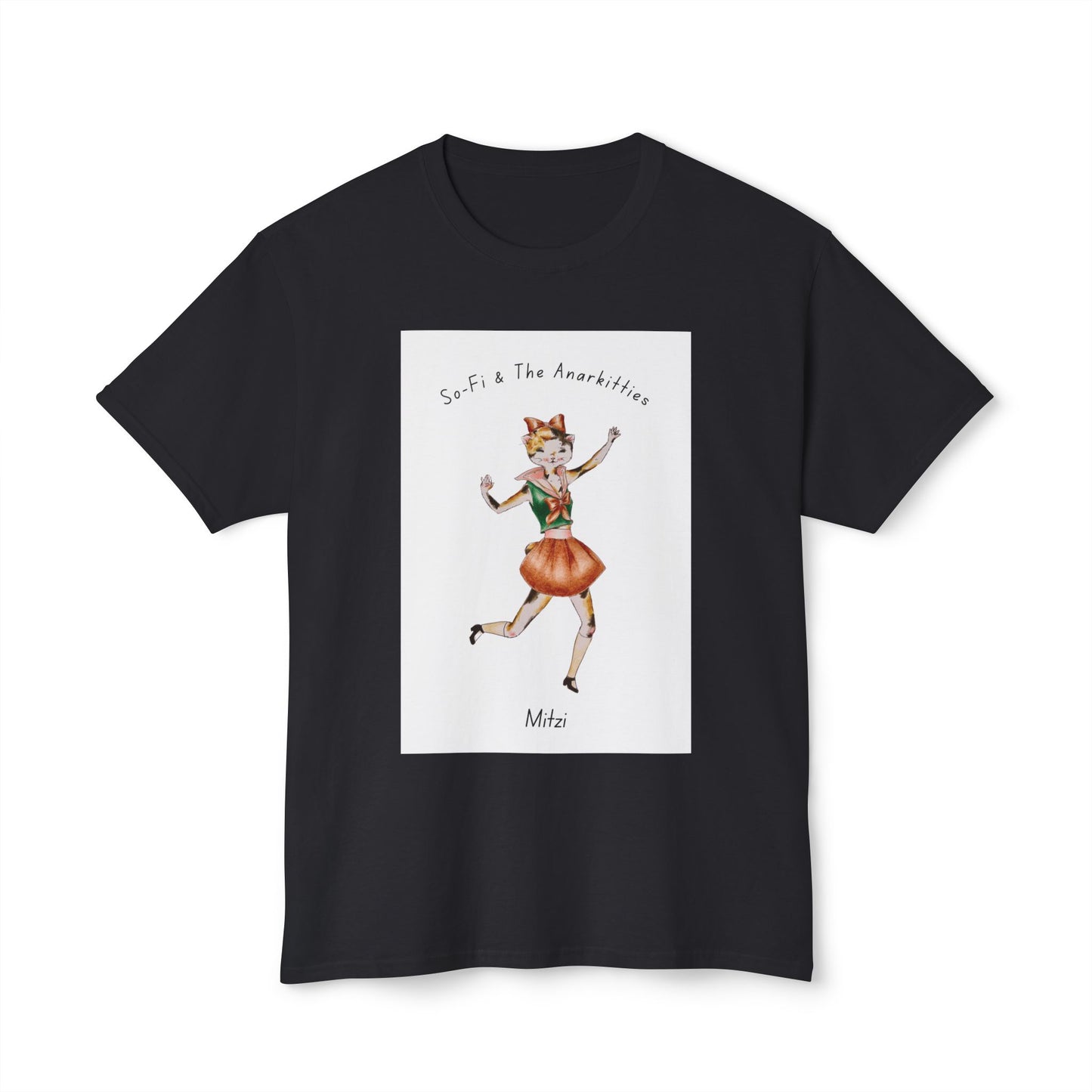 Mitzi of So-Fi & The Anarkitties - Cozy Cotton Tee for Everyday and Beyond