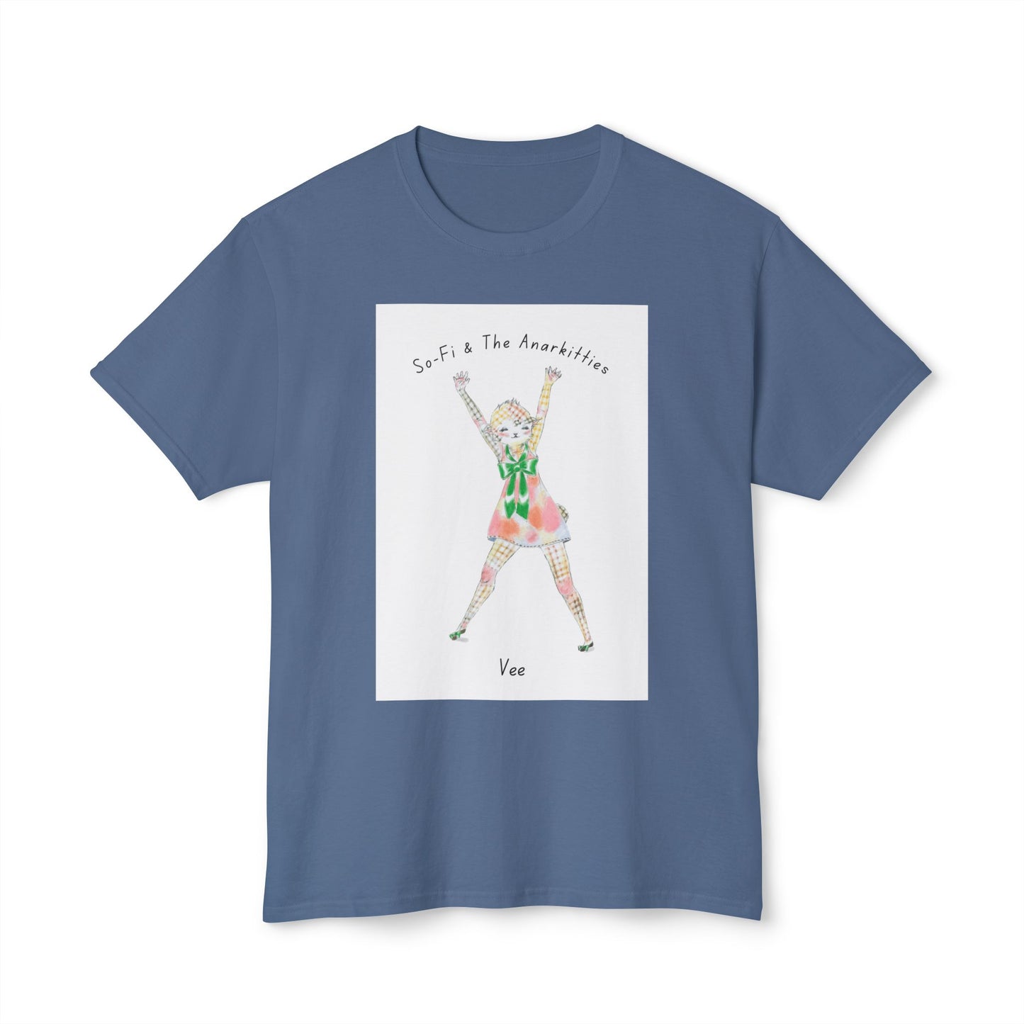 Vee of So-Fi & The Anarkitties - Cozy Cotton Tee for Everyday and Beyond