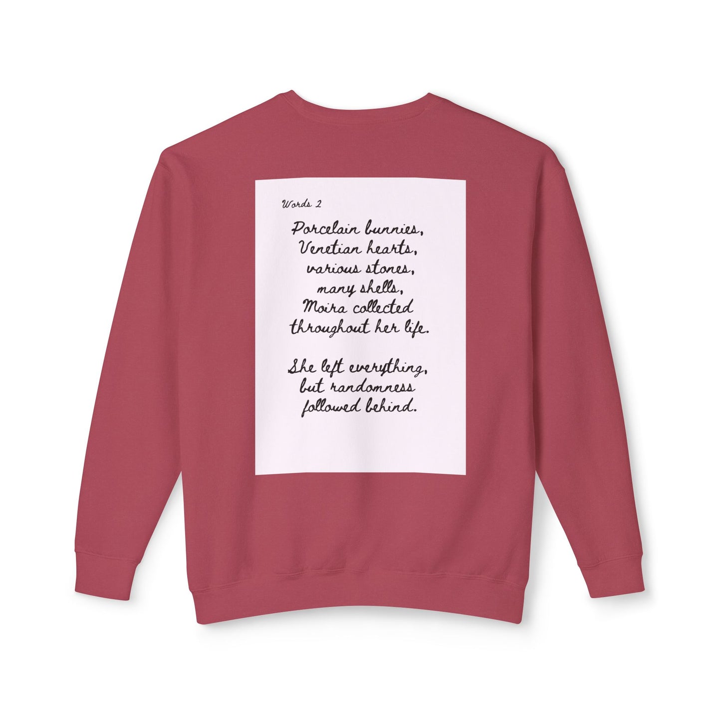 Dark Squiggles & Prose 2 by R. Gallay - Cozy Unisex Crewneck Sweatshirt For Days of Ennui