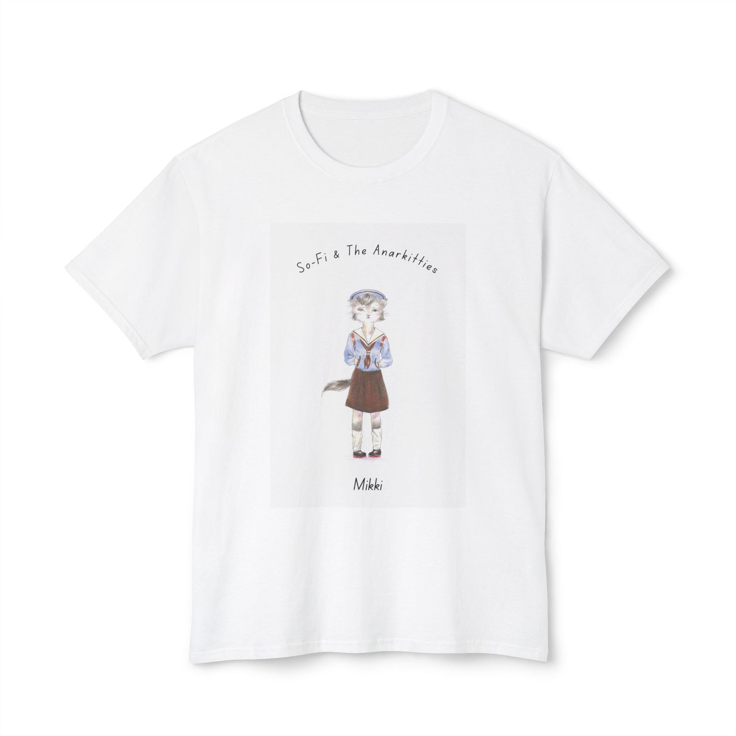 Mikki of So-Fi & The Anarkitties - Cozy Cotton Tee for Everyday and Beyond