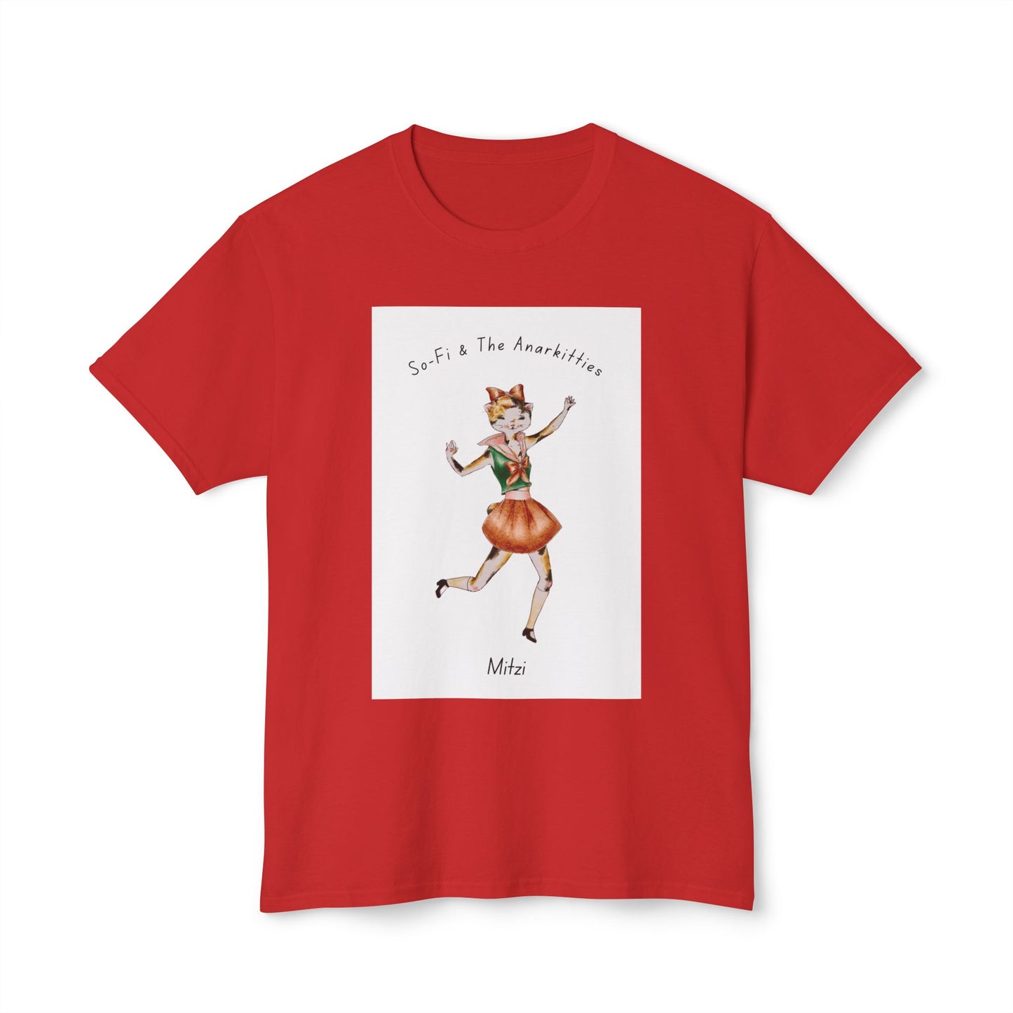 Mitzi of So-Fi & The Anarkitties - Cozy Cotton Tee for Everyday and Beyond