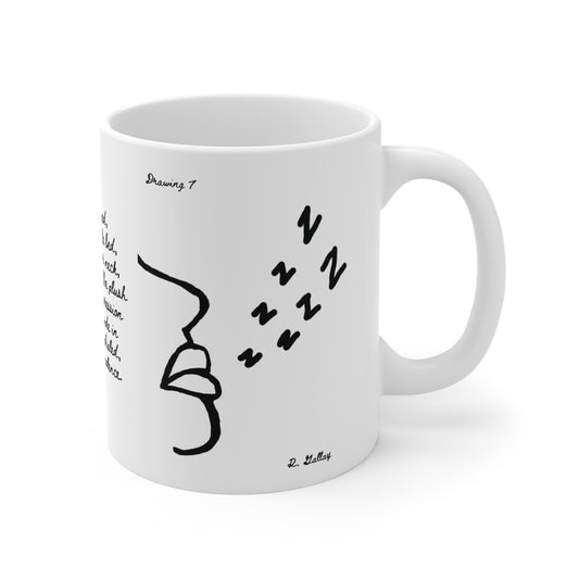 Dark Squiggles & Prose 7 by R. Gallay - Coffee Mug For Days of Ennui - 11oz