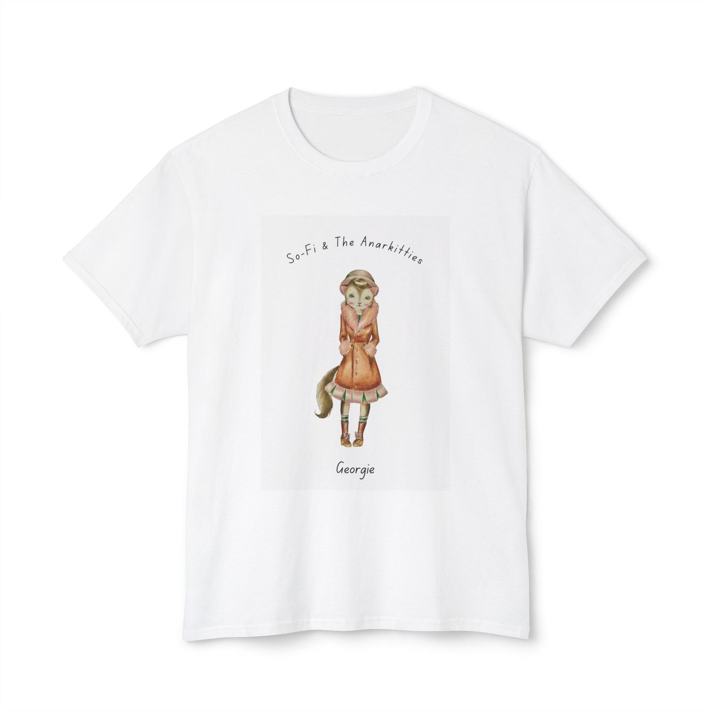 Georgie of So-Fi & The Anarkitties - Cozy Cotton Tee for Everyday and Beyond