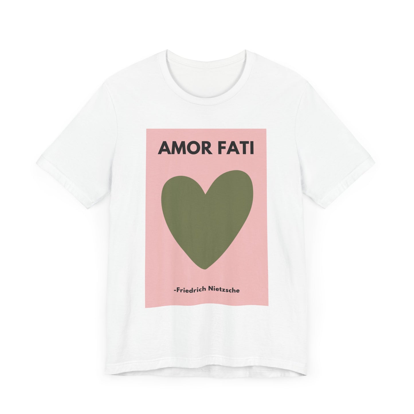 Amor Fati - Amor Fati - Love of Fate- - Slinky Ring-Spun Unisex Jersey Short Sleeve Tee