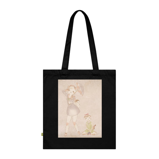 Ode to Carson McCullers - Black Organic Canvas Tote Bag for the Revolution