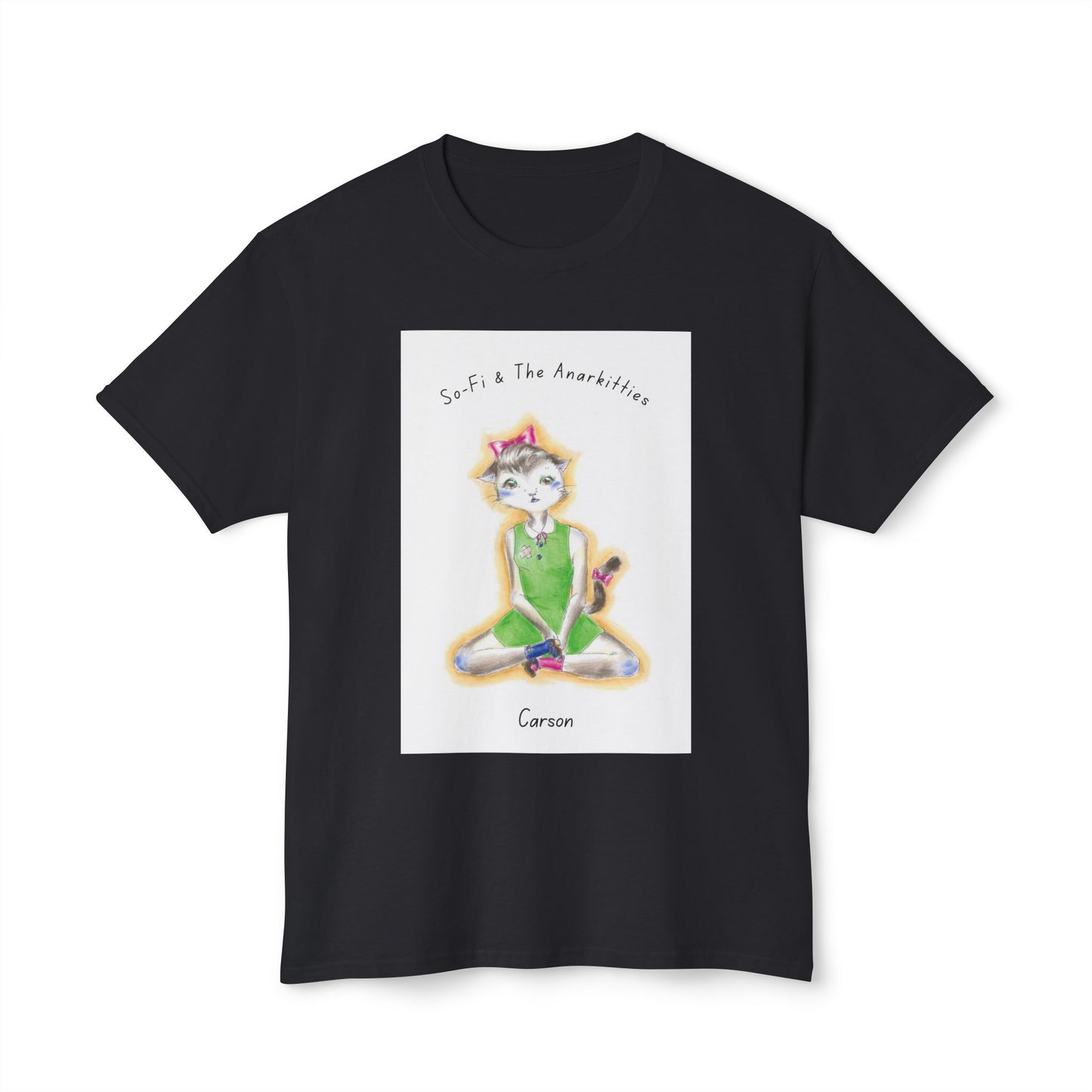 Carson of So-Fi & The Anarkitties - Cozy Cotton Tee for Everyday and Beyond