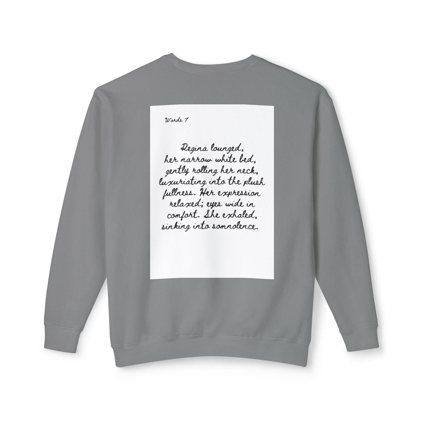 Dark Squiggles & Prose 7 by R. Gallay - Cozy Unisex Crewneck Sweatshirt For Days of Ennui